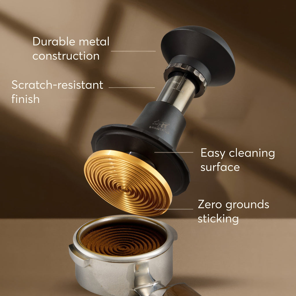 Titanium Spring-Loaded Espresso Tamper - Shop Coffee Hobby