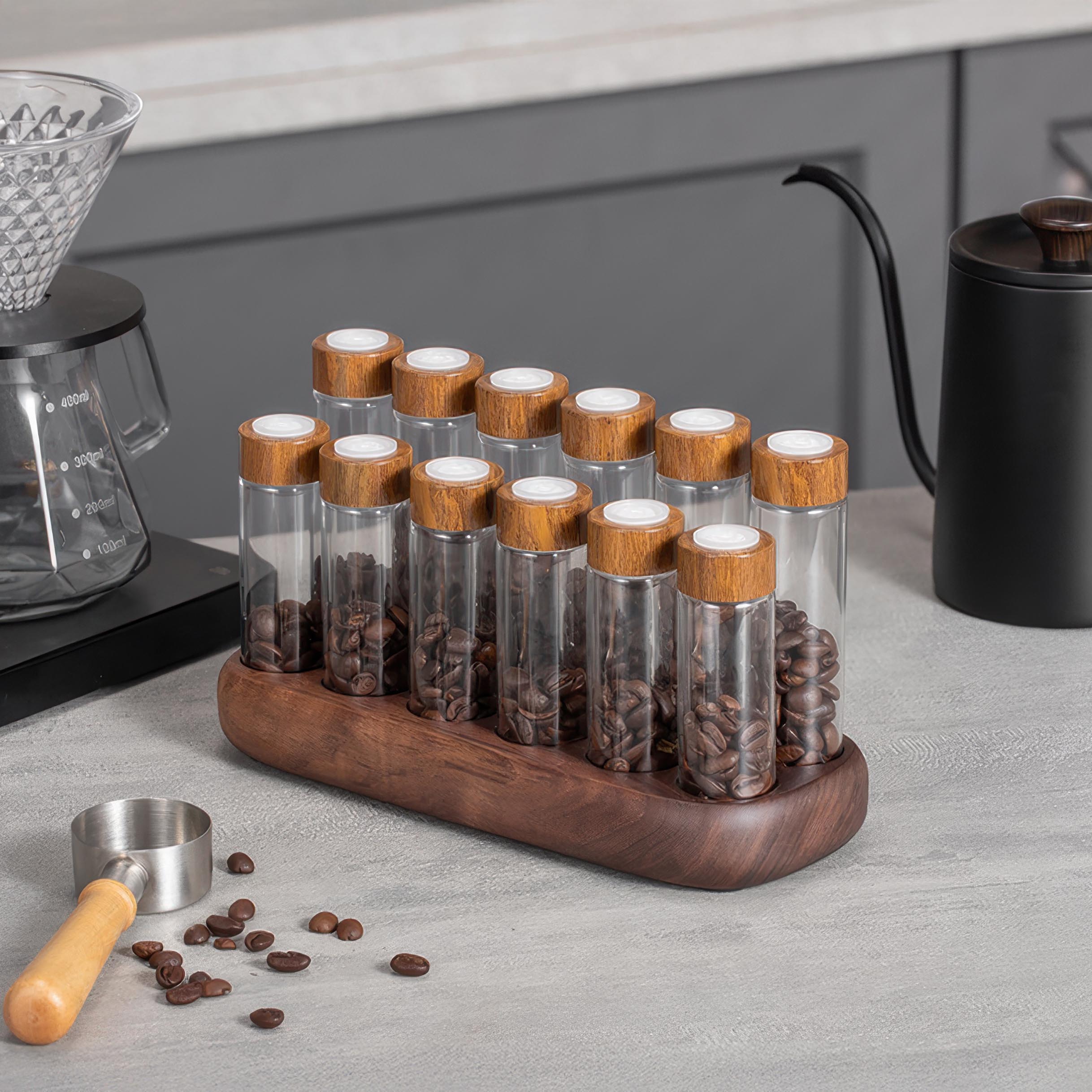 Barista Coffee Bean Storage Tube Set - Shop Coffee Hobby