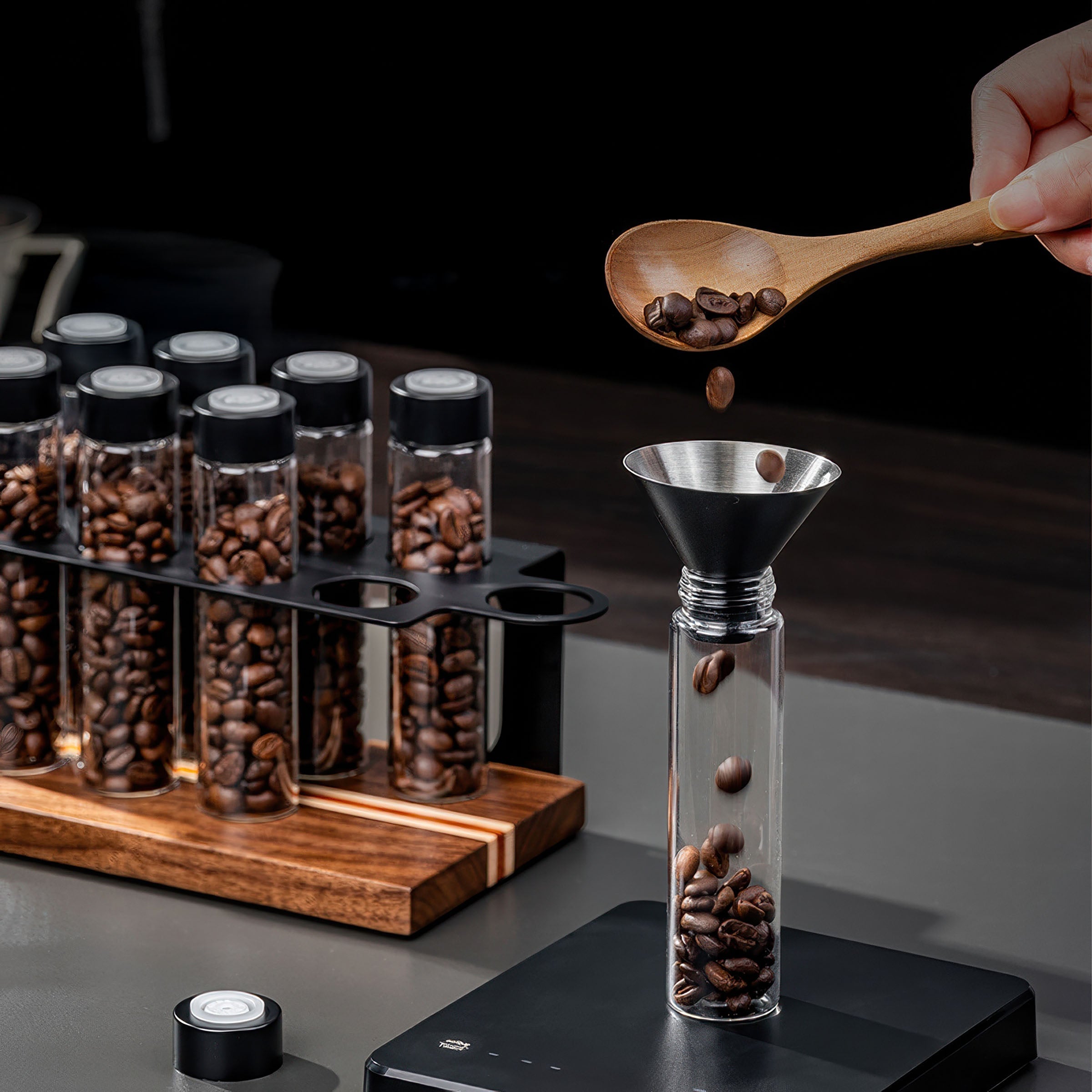 Lab-Style Coffee Storage Bean Rack - Shop Coffee Hobby