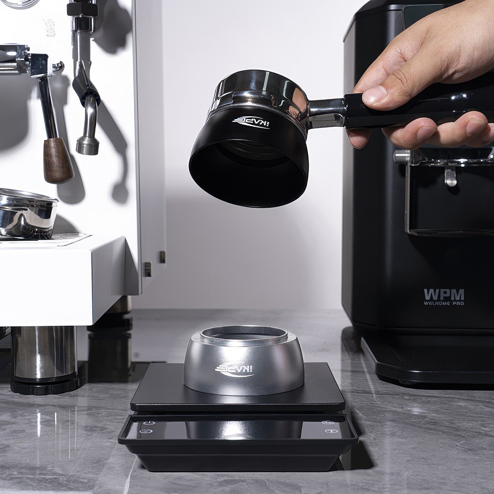 Espresso Magnetic Dosing Funnel V2 - Shop Coffee Hobby