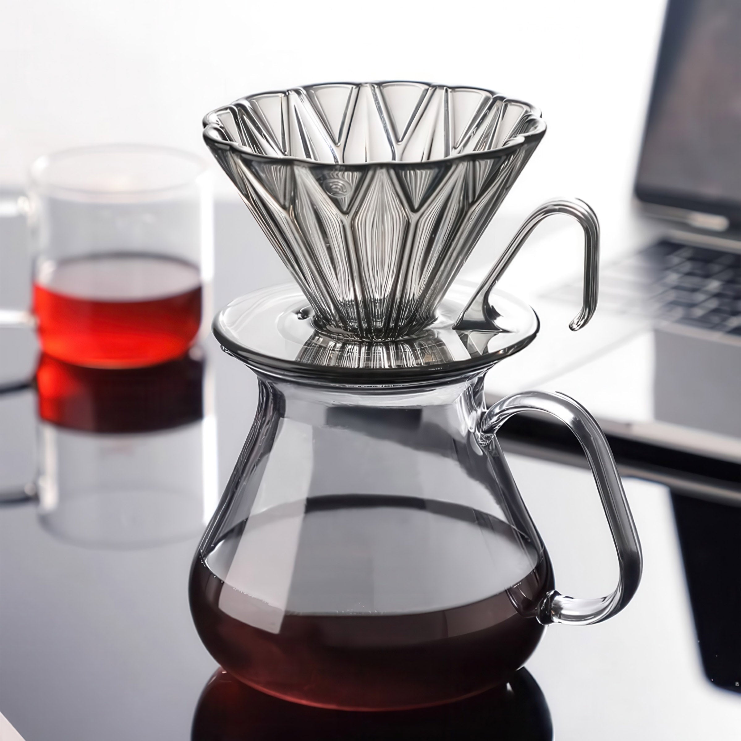 Diamond Pattern Prisma Pour Over Coffee Dripper - Shop Coffee Hobby