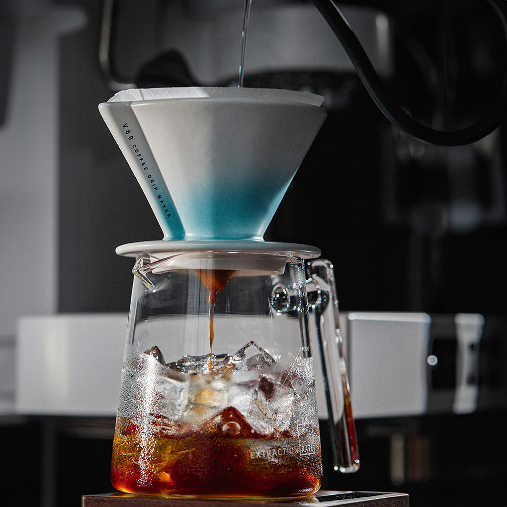 V60 Ceramic Pour Over Coffee Dripper with Sharing Pot - Shop Coffee Hobby