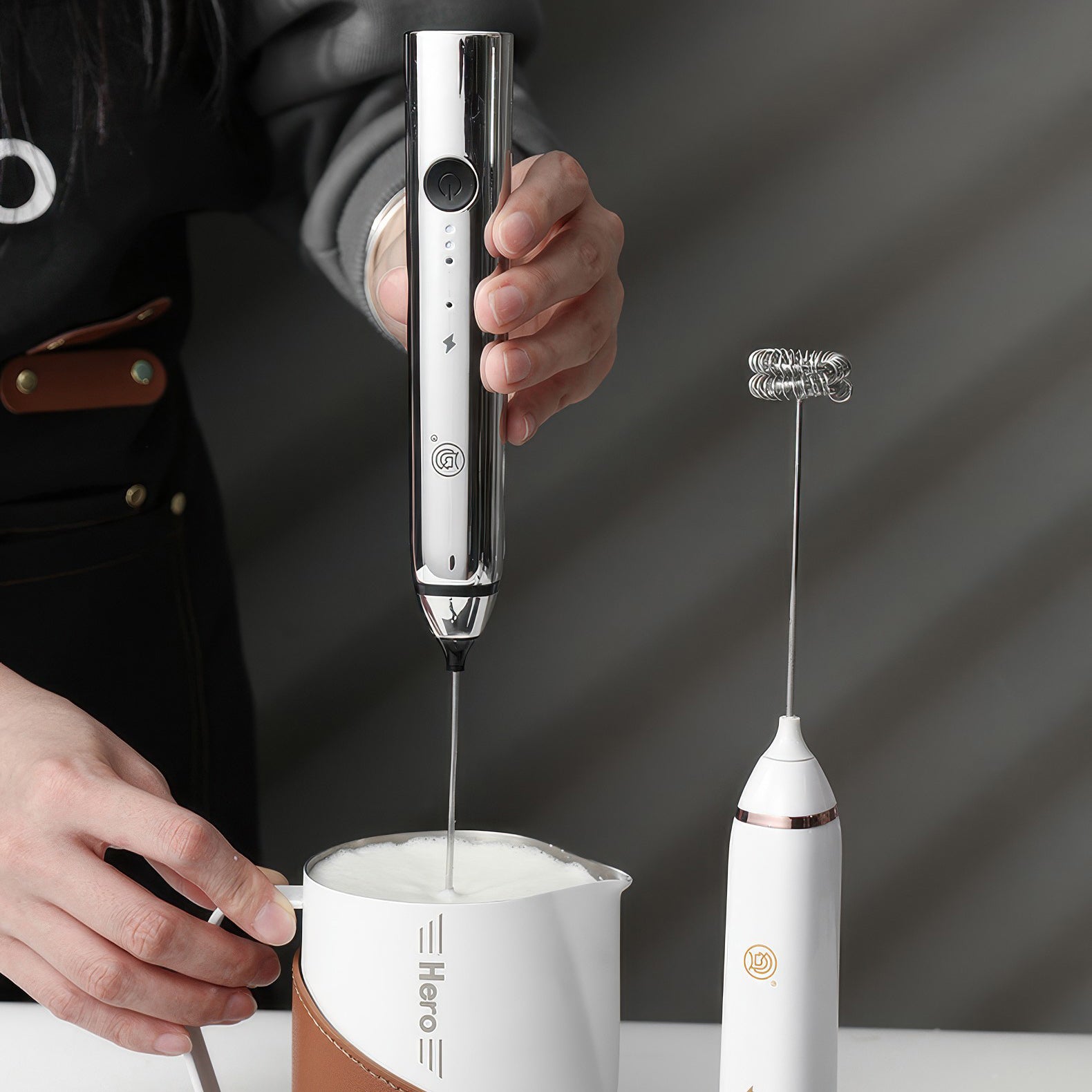 Handheld Milk Frother Electric Foam Maker - Shop Coffee Hobby