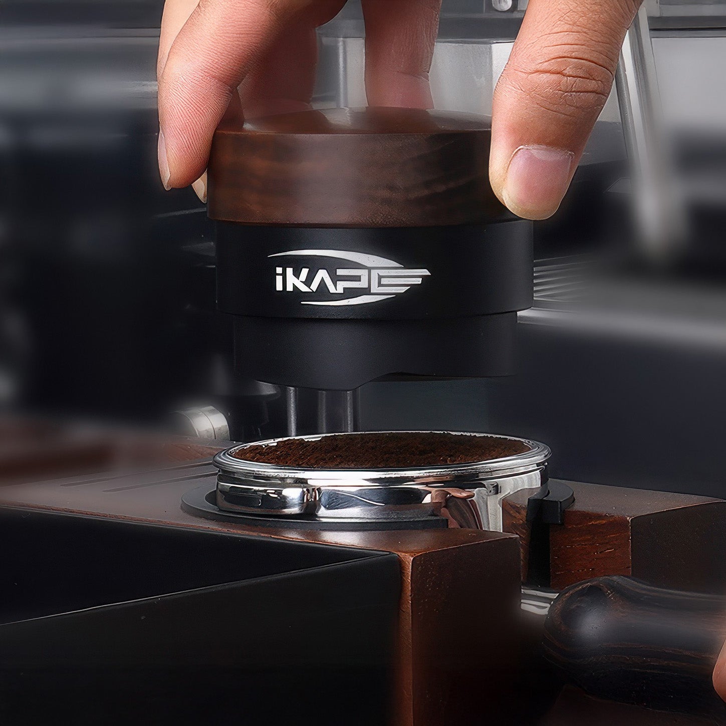 Black Edition Wooden Tamper And Distributor - Shop Coffee Hobby