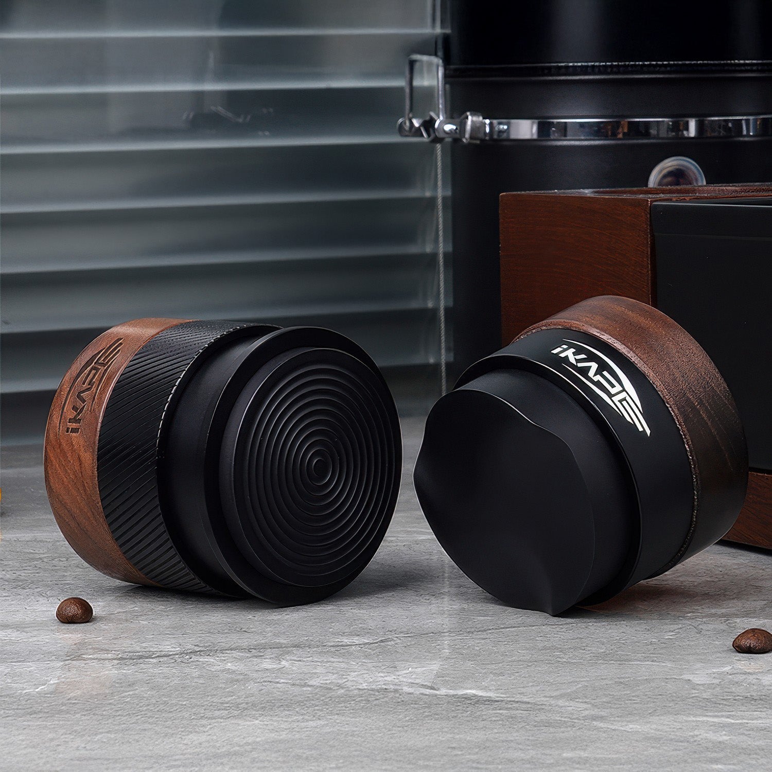 Black Edition Wooden Tamper And Distributor - Shop Coffee Hobby