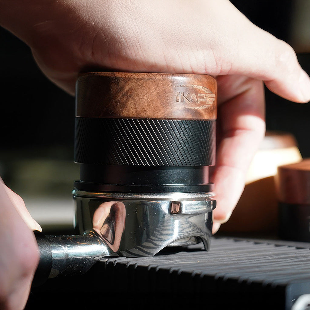 Black Edition Wooden Tamper And Distributor - Shop Coffee Hobby