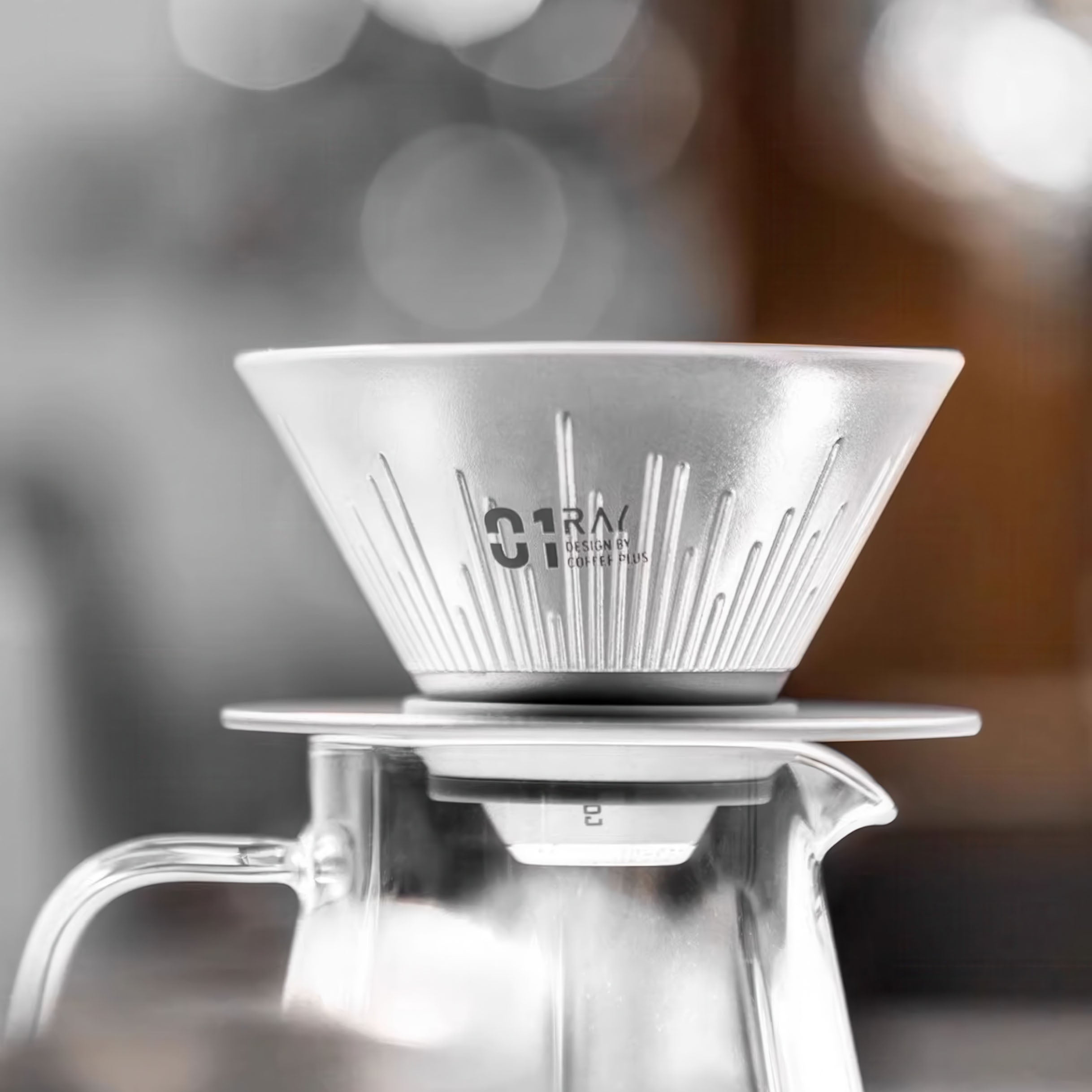 Ray Star Shadow V60 Style Pour Over Coffee Dripper - Shop Coffee Hobby