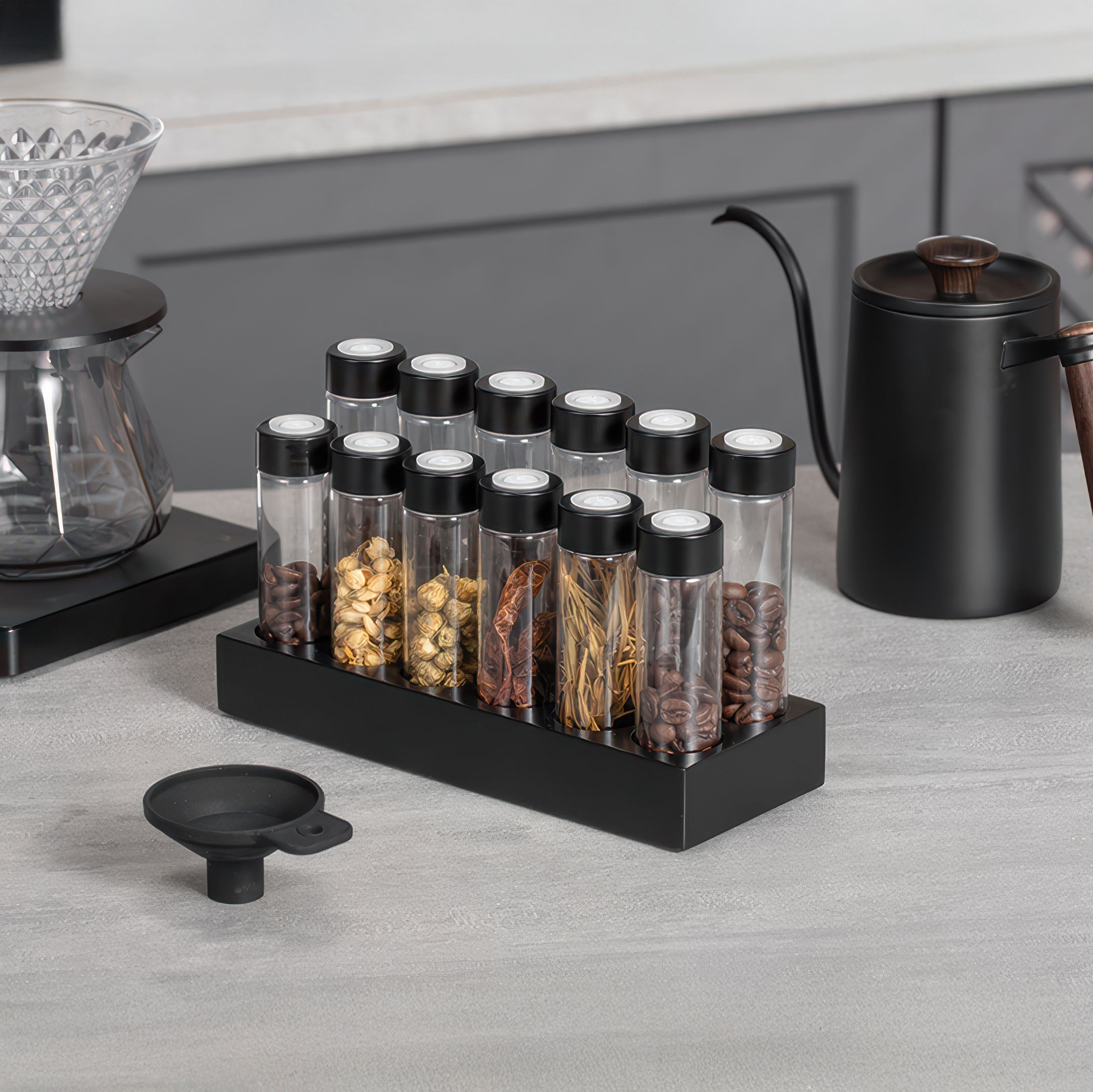 Barista Coffee Bean Storage Tube Set - Shop Coffee Hobby