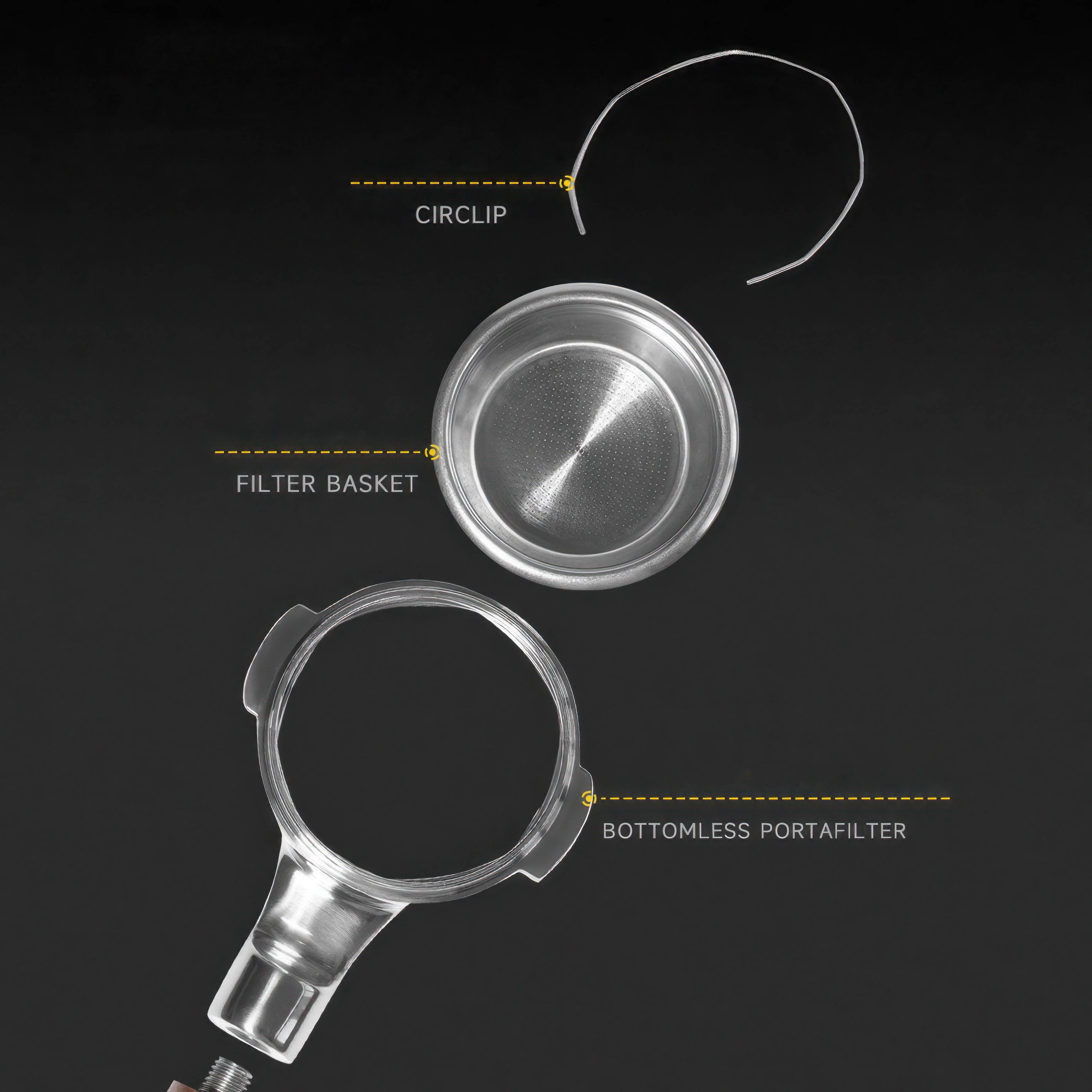 Handcrafted Flat-bottom Bottomless Portafilter - Shop Coffee Hobby