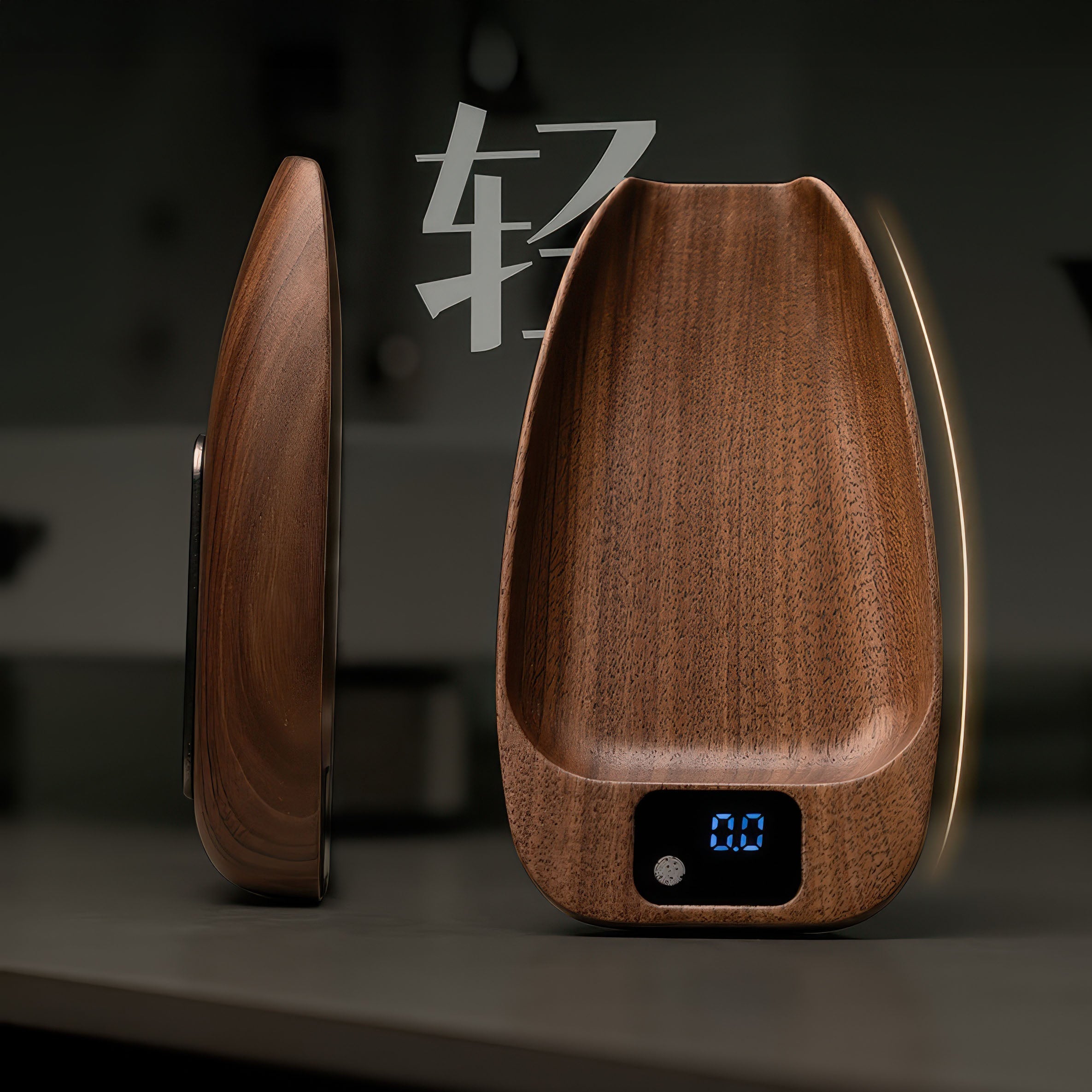Walnut Wood Coffee Scale for Espresso - Shop Coffee Hobby