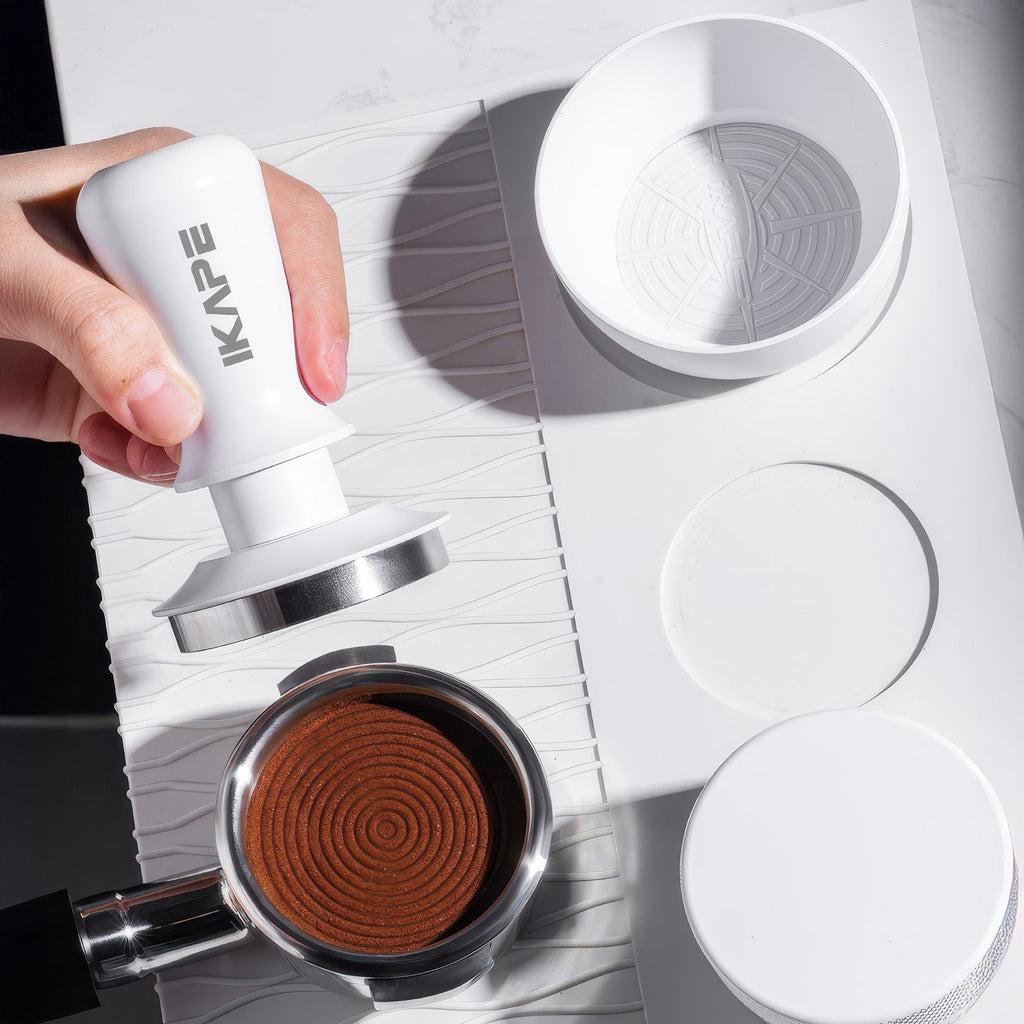 Espresso White Tamper & Distributor - Shop Coffee Hobby