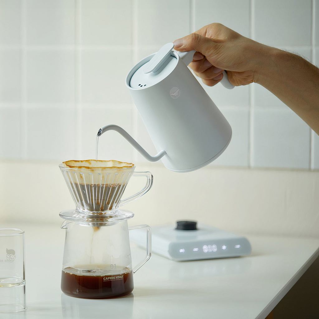 Cafede Kona Electric Gooseneck Kettle | Temperature Control - Shop Coffee Hobby