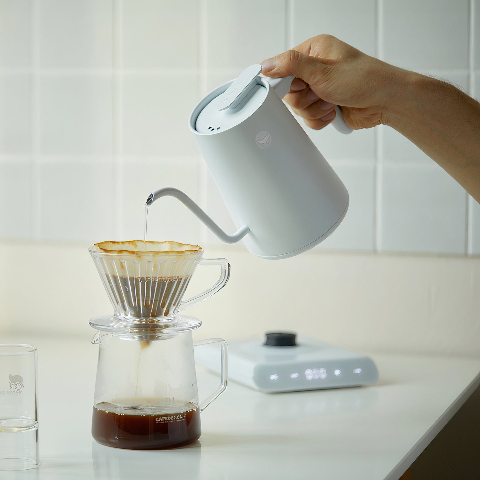 Cafede Kona Electric Gooseneck Kettle | Temperature Control - Shop Coffee Hobby