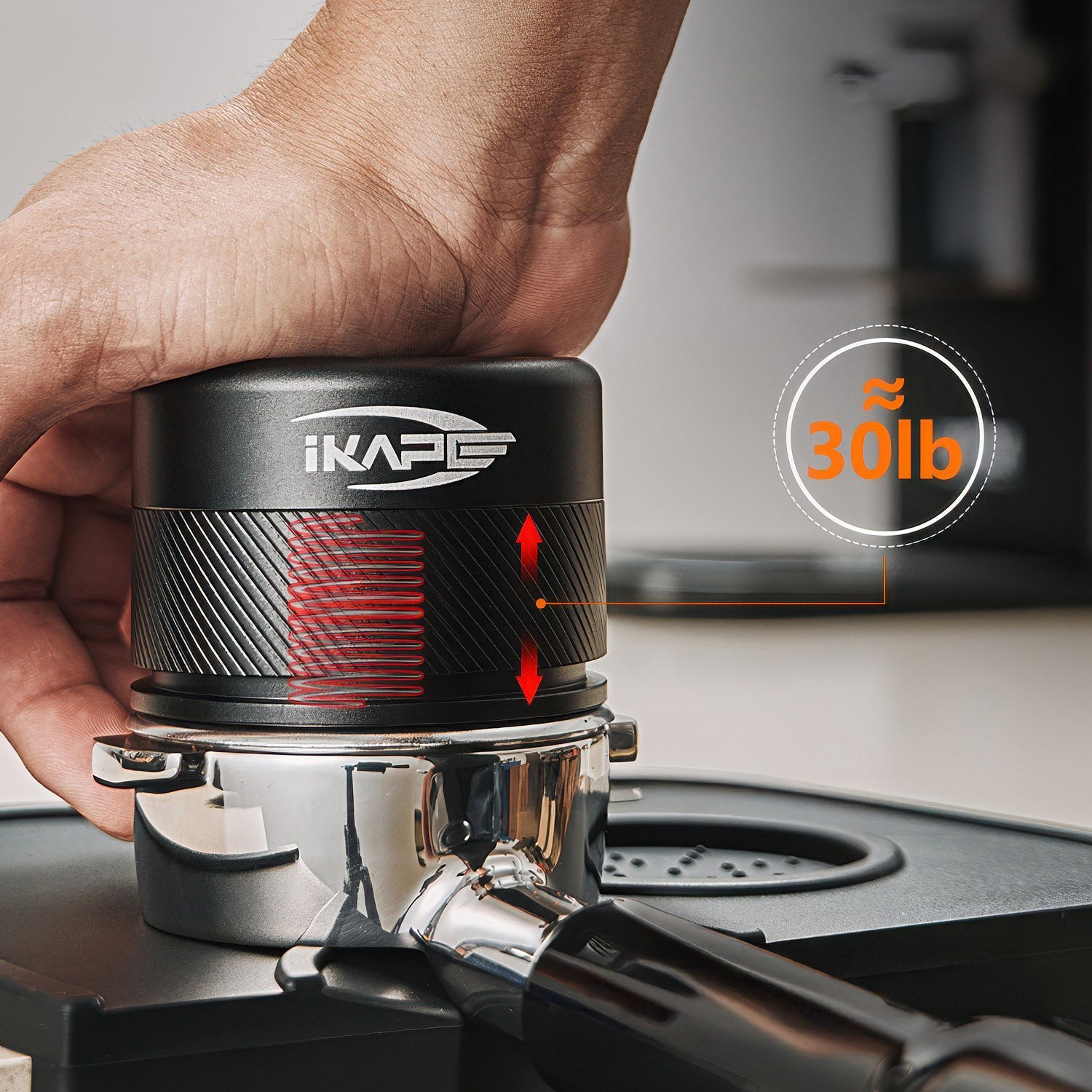 Espresso Calibrated Tamper with Spring Loaded - Shop Coffee Hobby