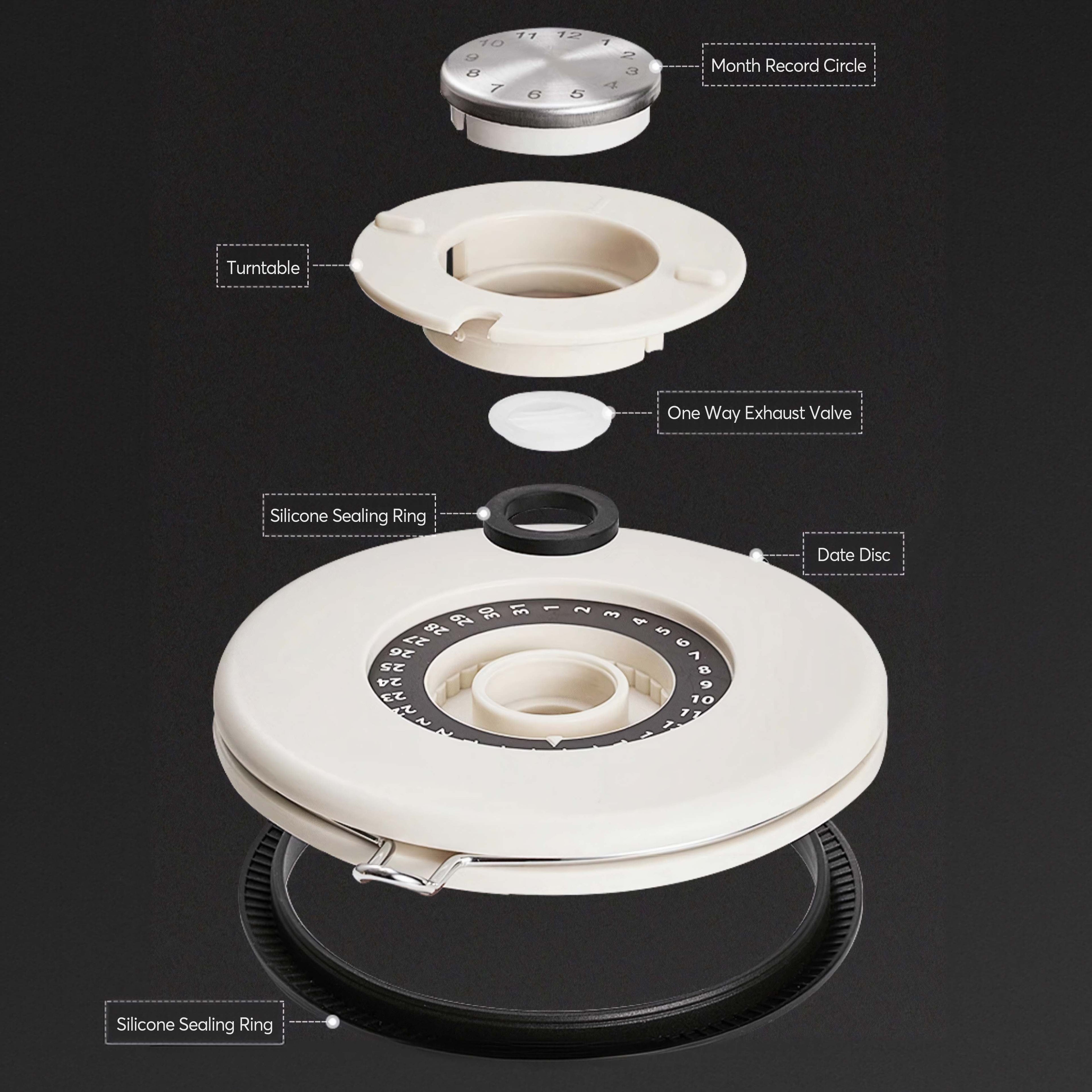 Airtight Coffee Bean Storage Canister - Shop Coffee Hobby