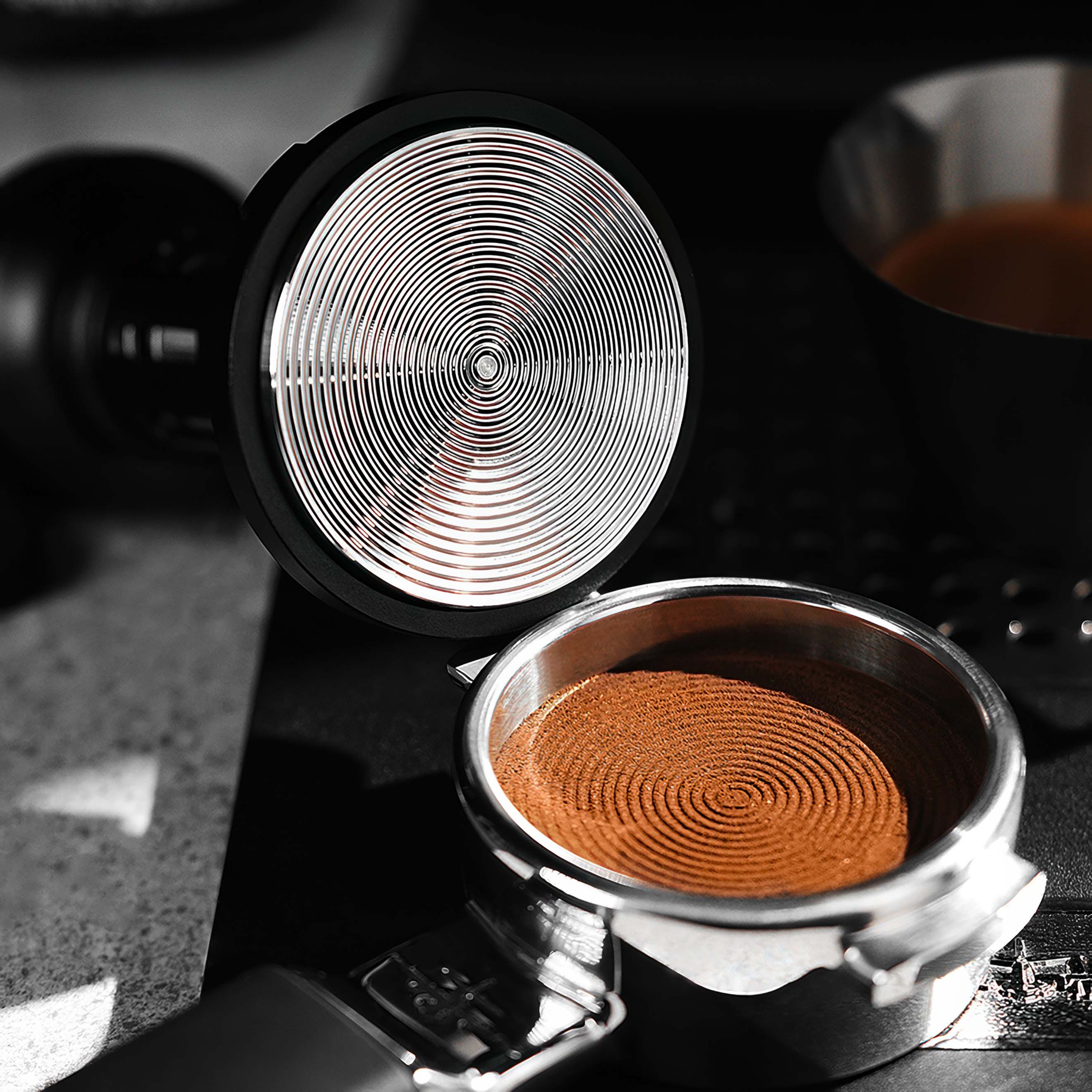 YU-Series Force Impact Espresso Tamper - Shop Coffee Hobby