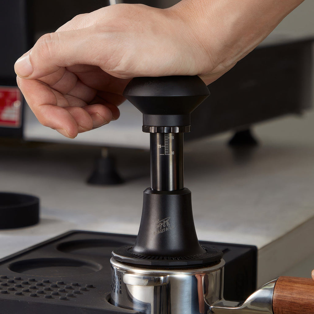 Titanium Spring-Loaded Espresso Tamper