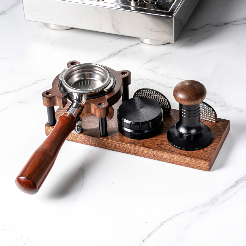 Sapele Wood Espresso Tamper Holder - Shop Coffee Hobby
