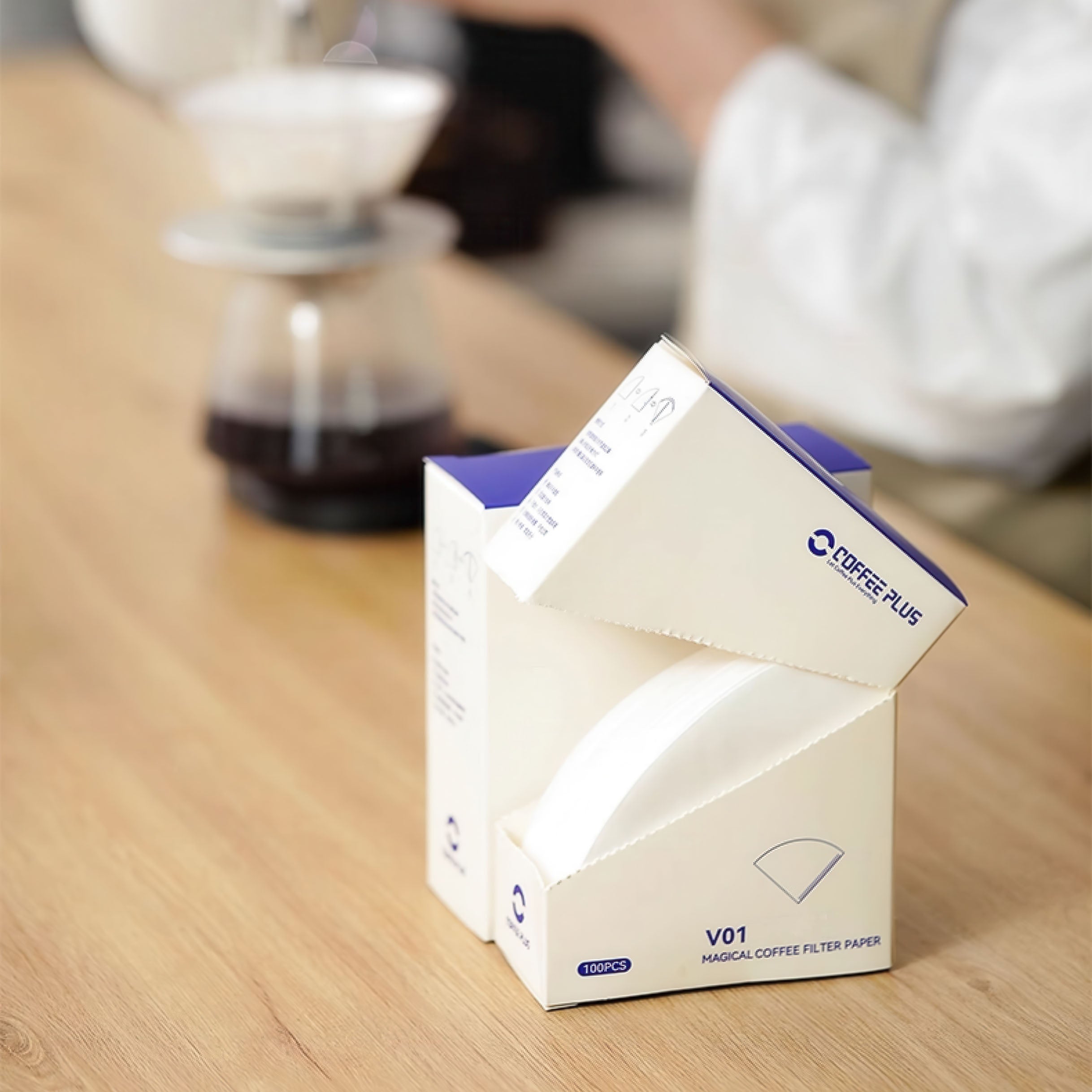 V60 Non-Woven Coffee Filter Paper Fast Flow - Shop Coffee Hobby