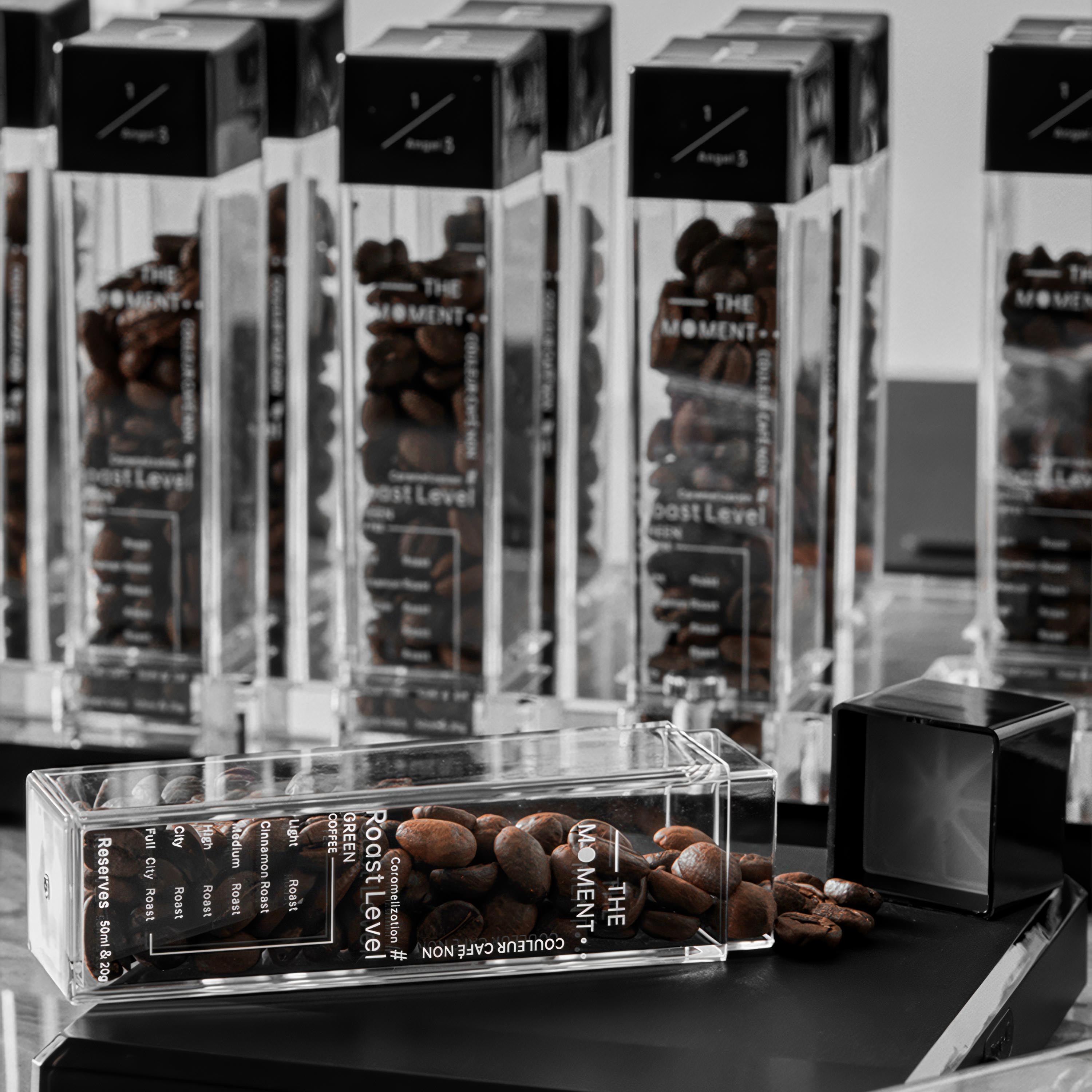 Premium Tubes Coffee Bean Cellars With Stand - Shop Coffee Hobby