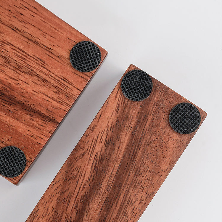 Coffee Bean Storage Tubes With Walnut Wood Base - Shop Coffee Hobby