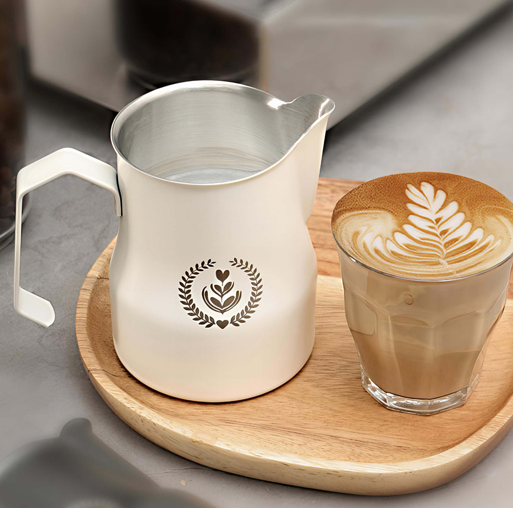 Non-Stick Latte Art Milk Pitcher for Cappuccino - Shop Coffee Hobby