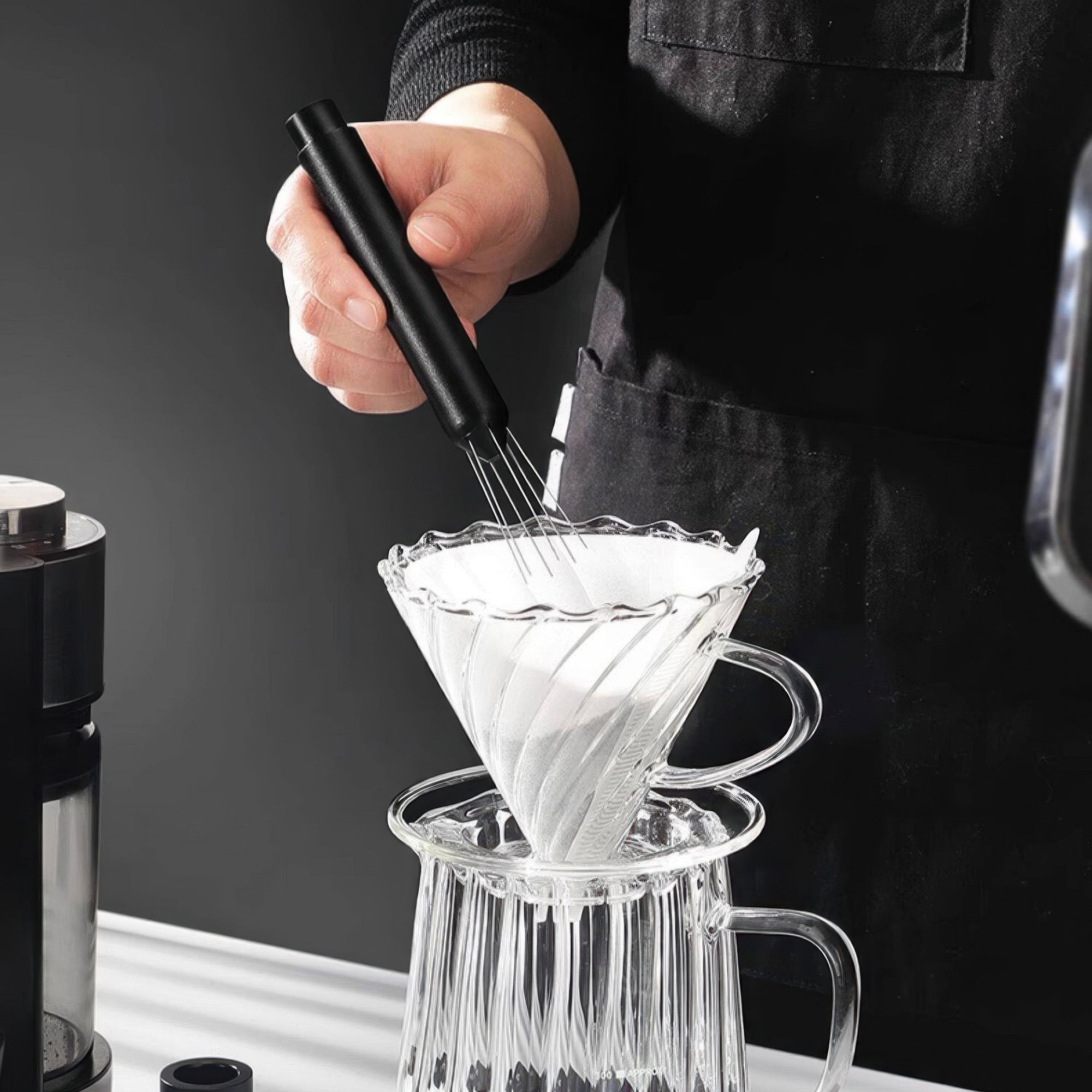 Spring WDT Tool – Press-Action Espresso Distributor - Shop Coffee Hobby