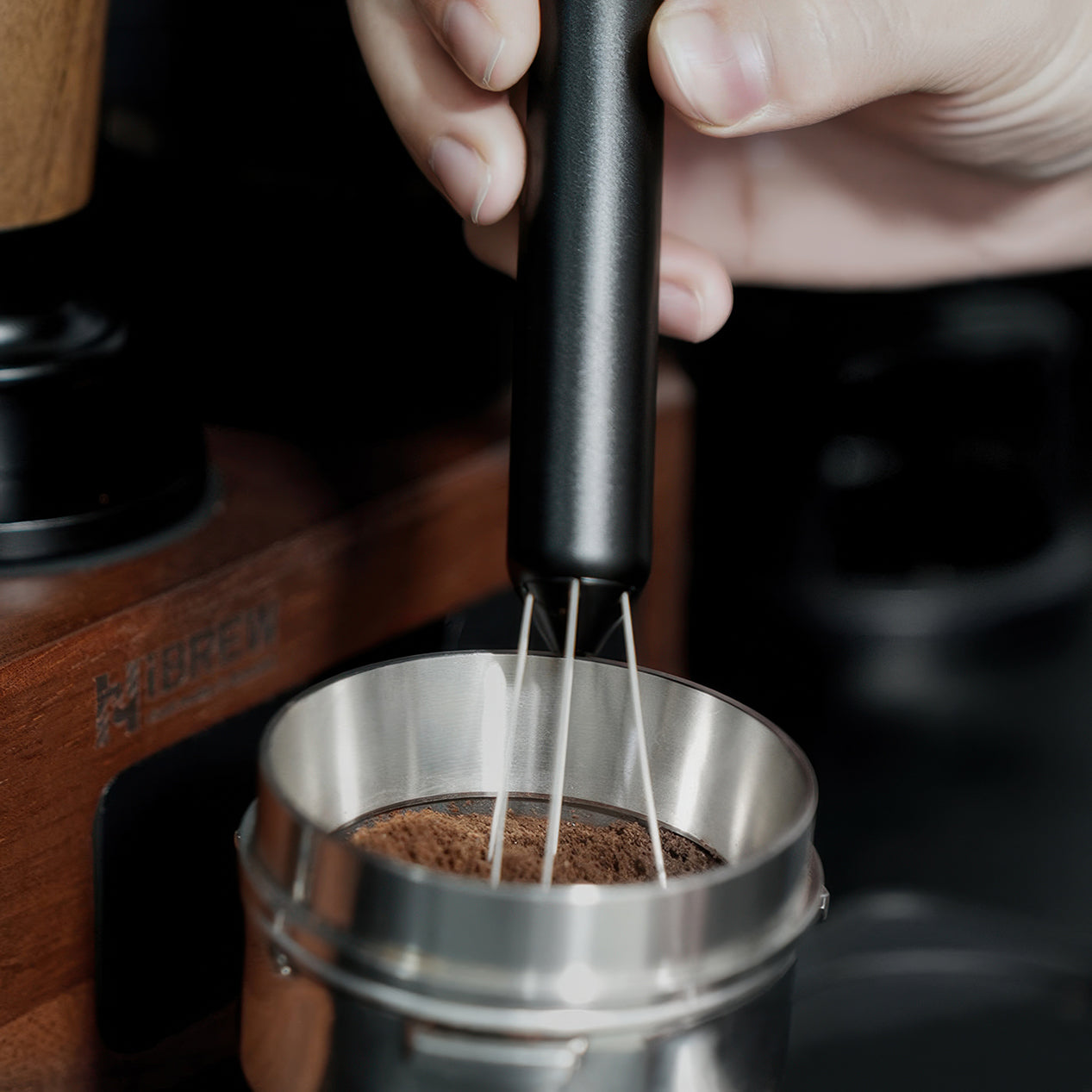Spring WDT Tool – Press-Action Espresso Distributor - Shop Coffee Hobby