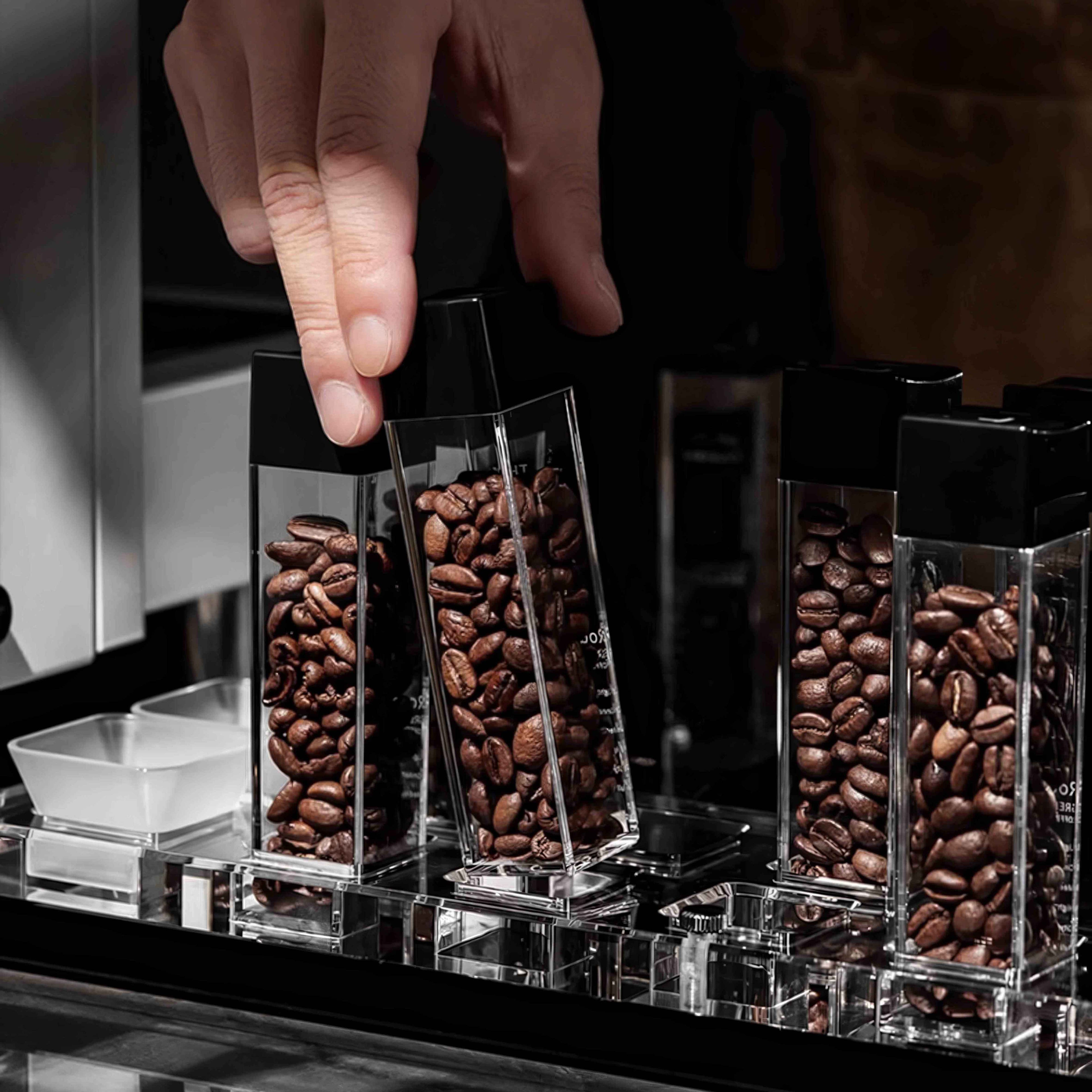 Premium Tubes Coffee Bean Cellars With Stand - Shop Coffee Hobby