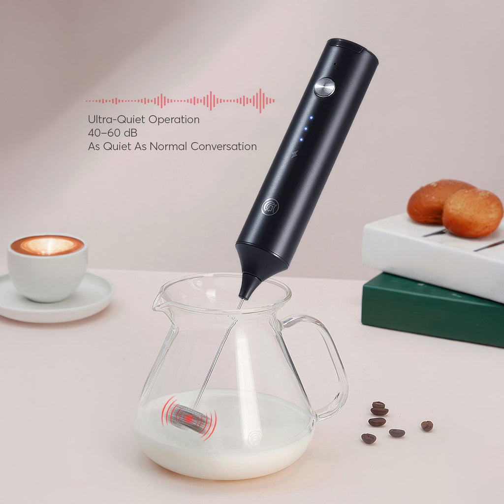 Rechargeable Milk Frother with Stepless Speed Control - Shop Coffee Hobby