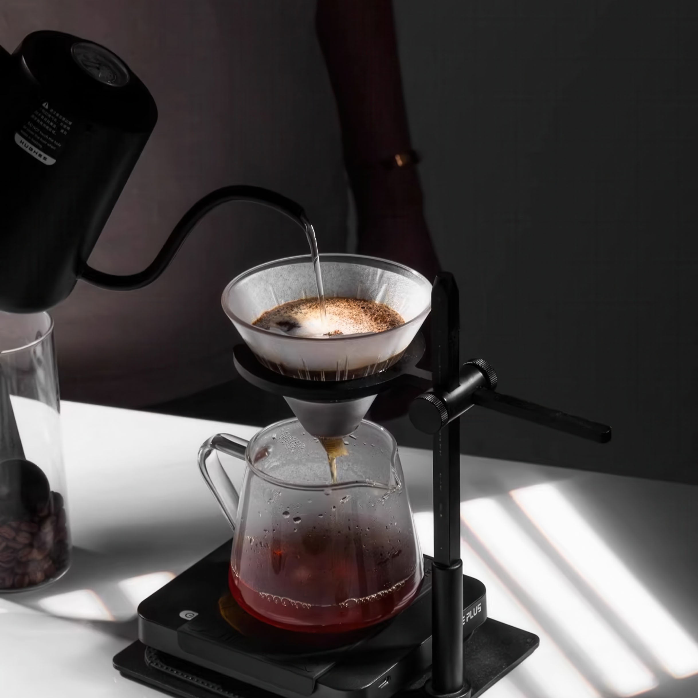 Ray Star Shadow V60 Style Pour Over Coffee Dripper - Shop Coffee Hobby