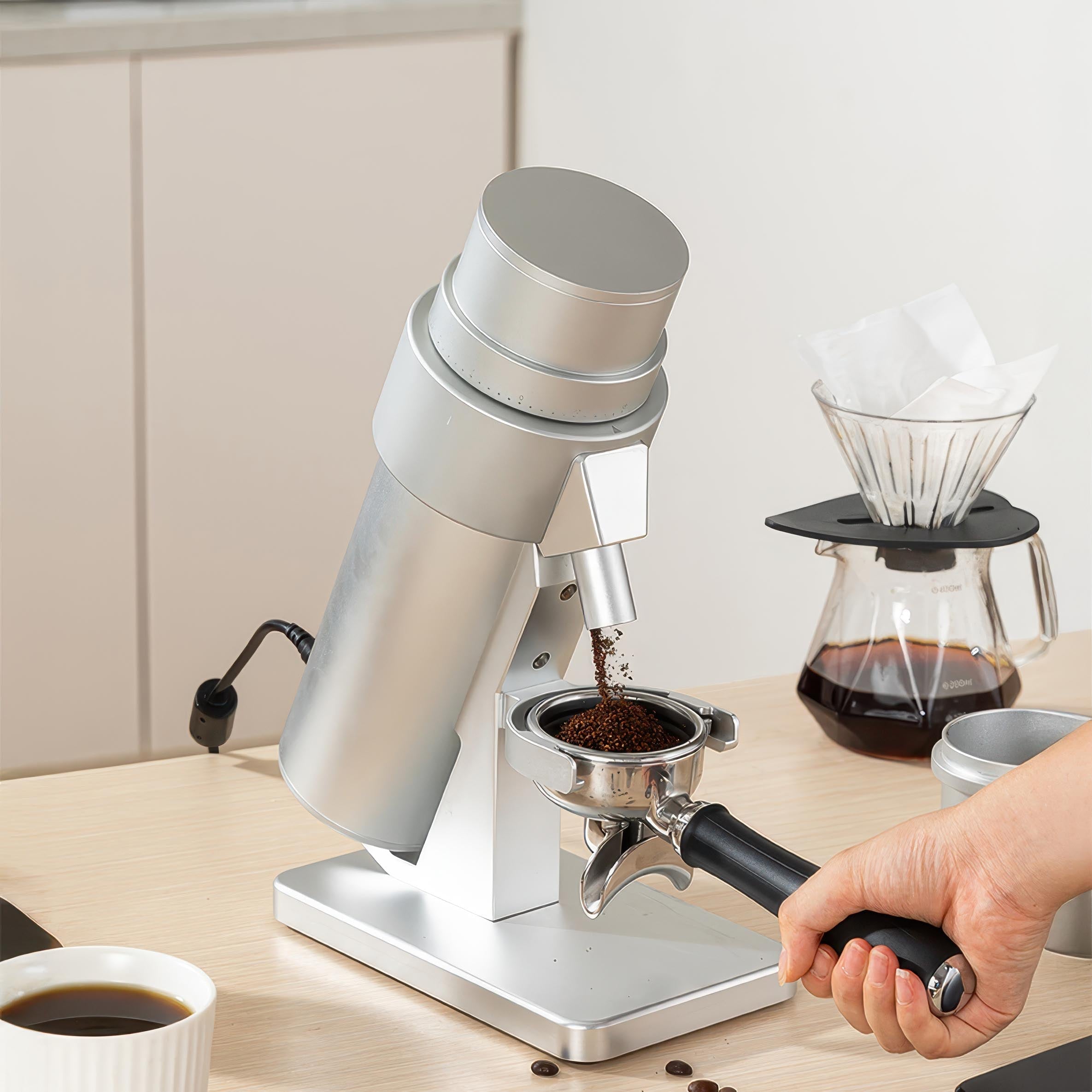 STARSEEKER Explorer Edge+ Electric Coffee Grinder — 63mm Titanium Burr