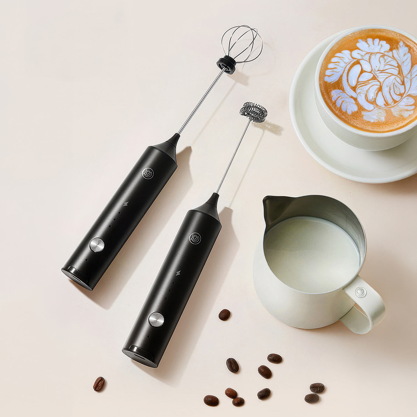 Rechargeable Milk Frother with Stepless Speed Control - Shop Coffee Hobby