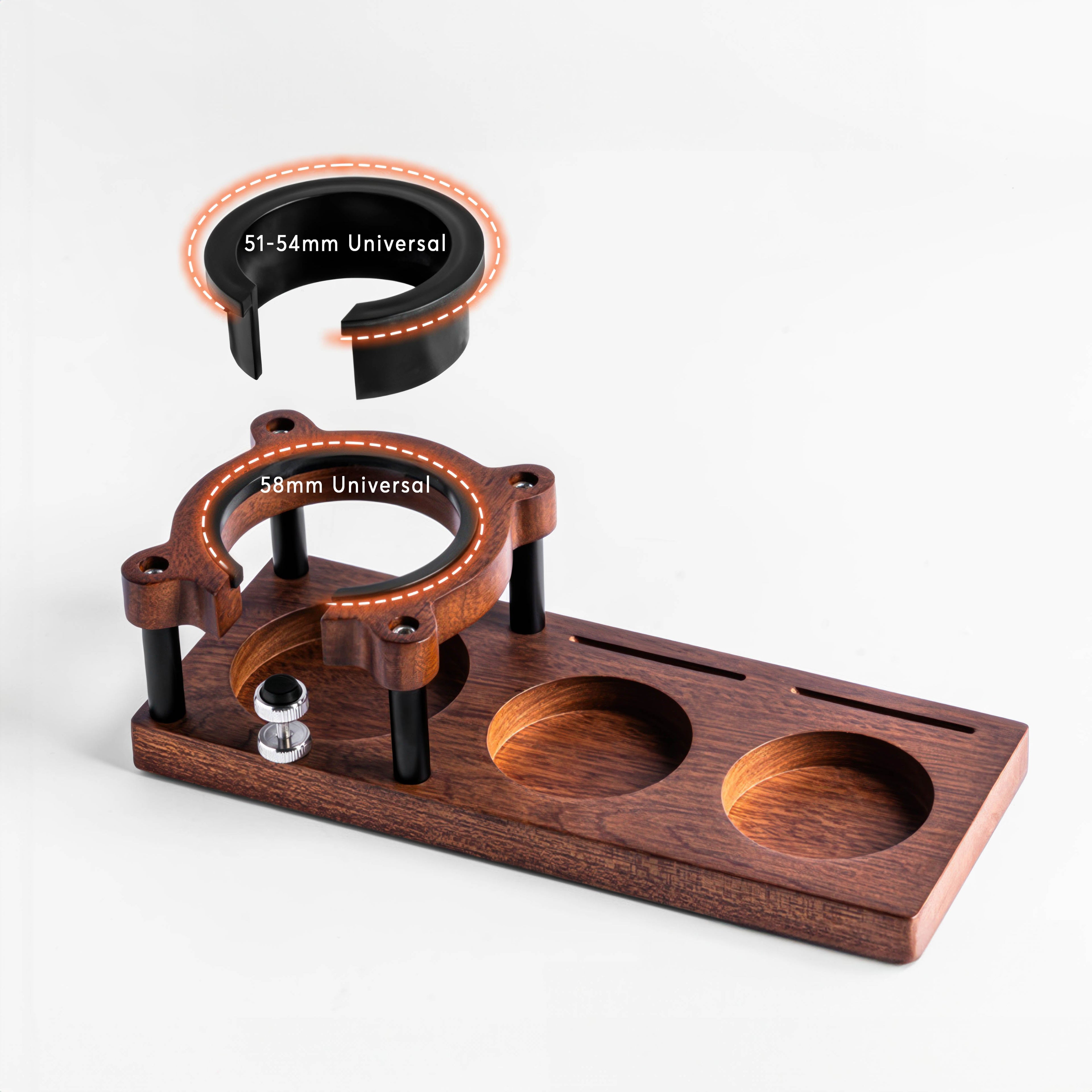 Sapele Wood Espresso Tamper Holder - Shop Coffee Hobby