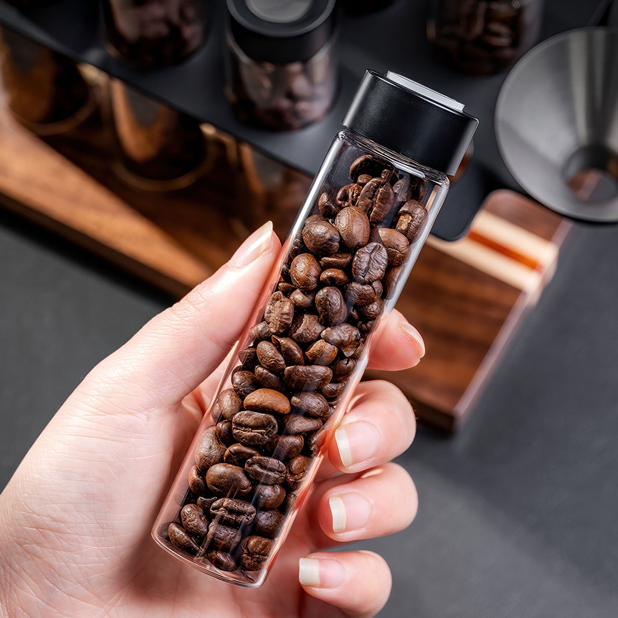 Lab-Style Coffee Storage Bean Rack - Shop Coffee Hobby