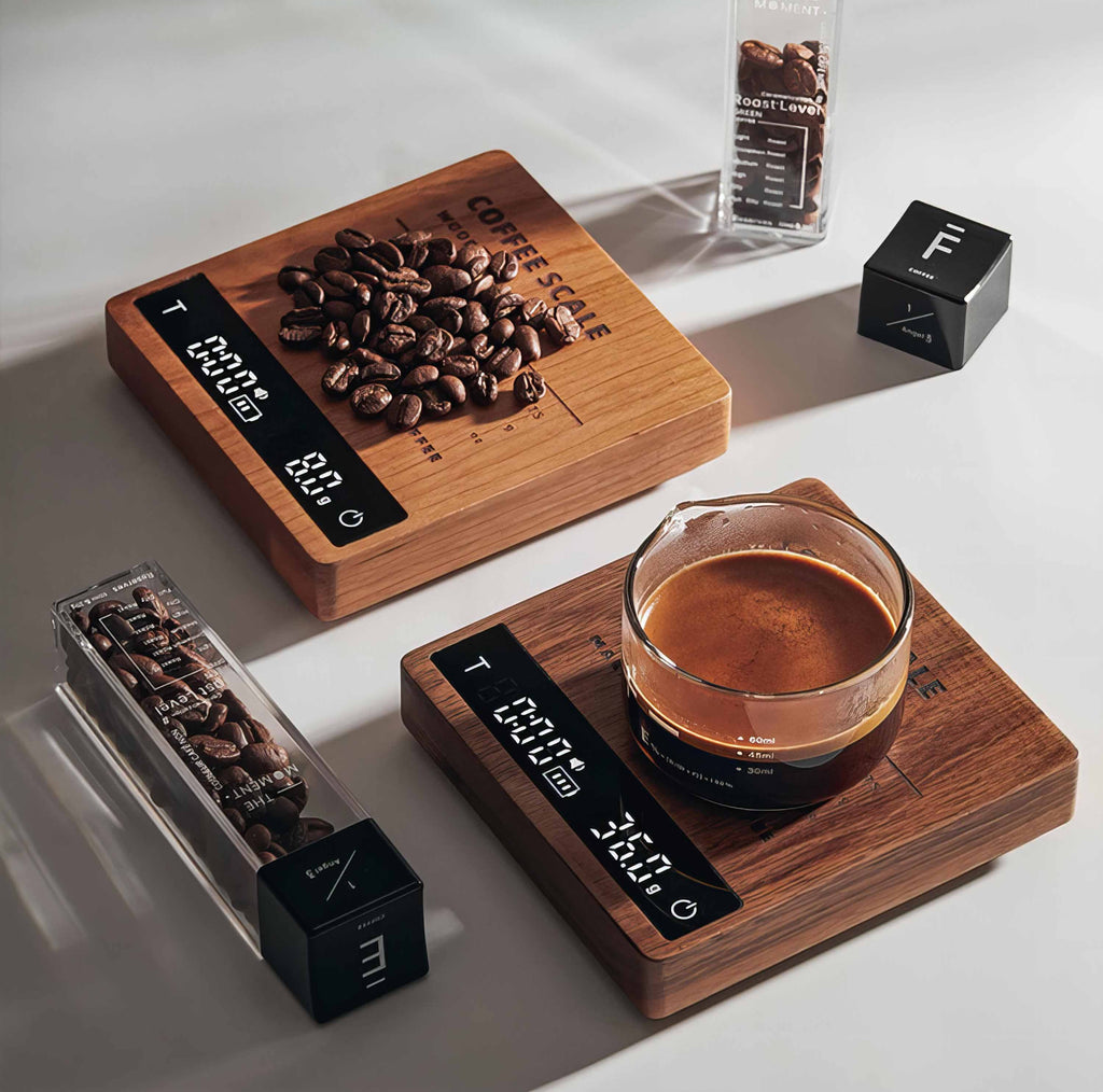 High Precision Wooden Coffee Scale with Touch Sensor - Shop Coffee Hobby