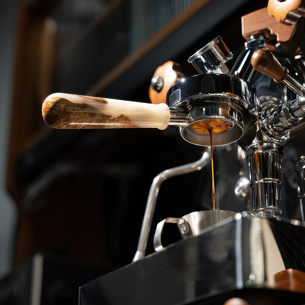 Walnut & Resin Handle Bottomless Portafilter - Shop Coffee Hobby