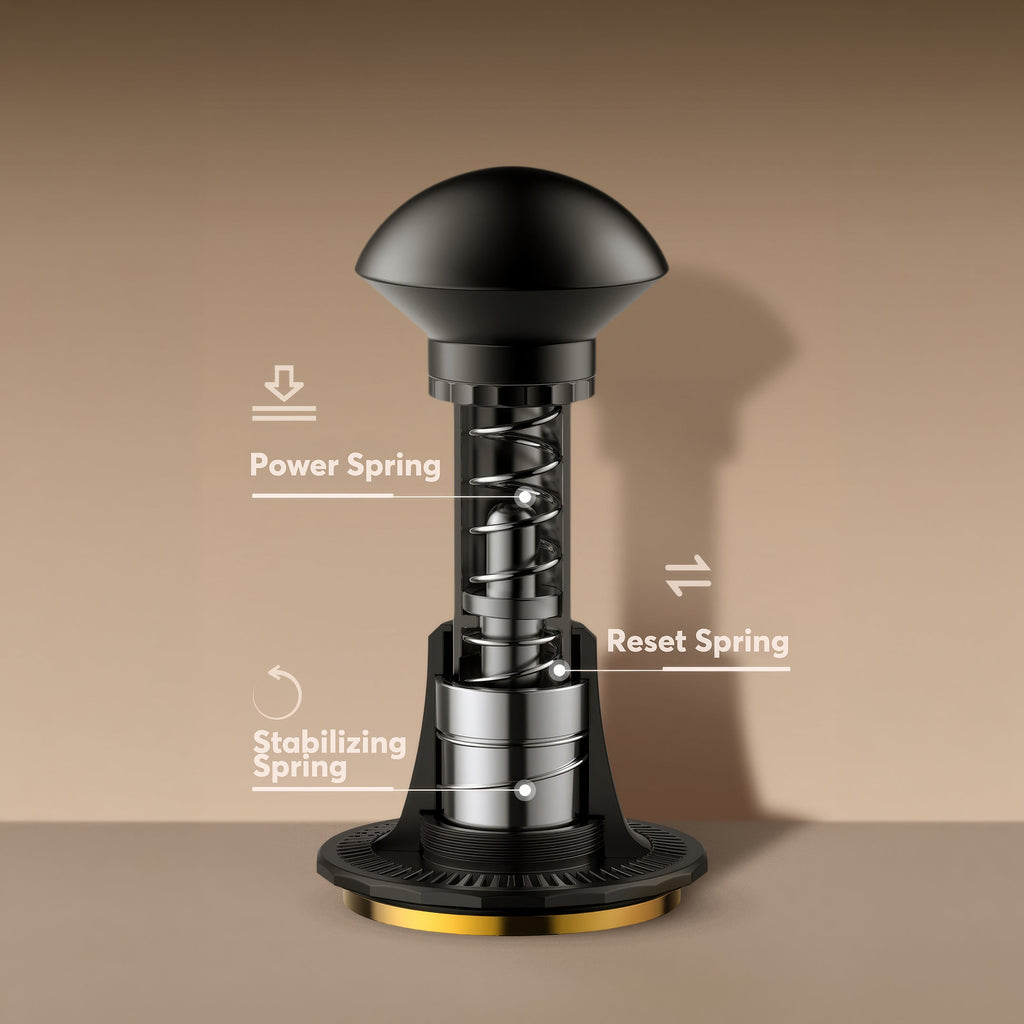 Titanium Spring-Loaded Espresso Tamper - Shop Coffee Hobby