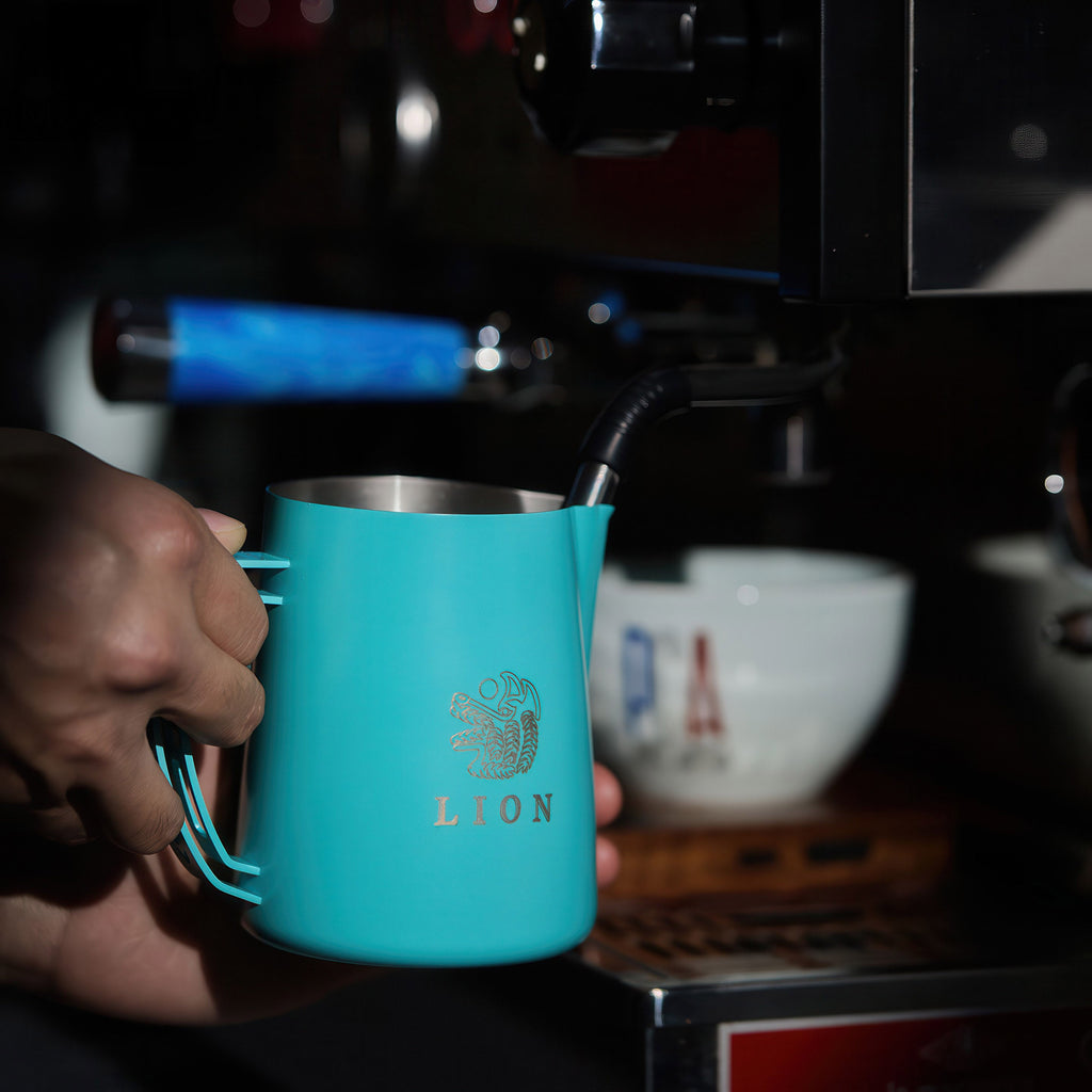 Double Wing Latte Art Pitcher Professional Milk Frothing Cup - Shop Coffee Hobby