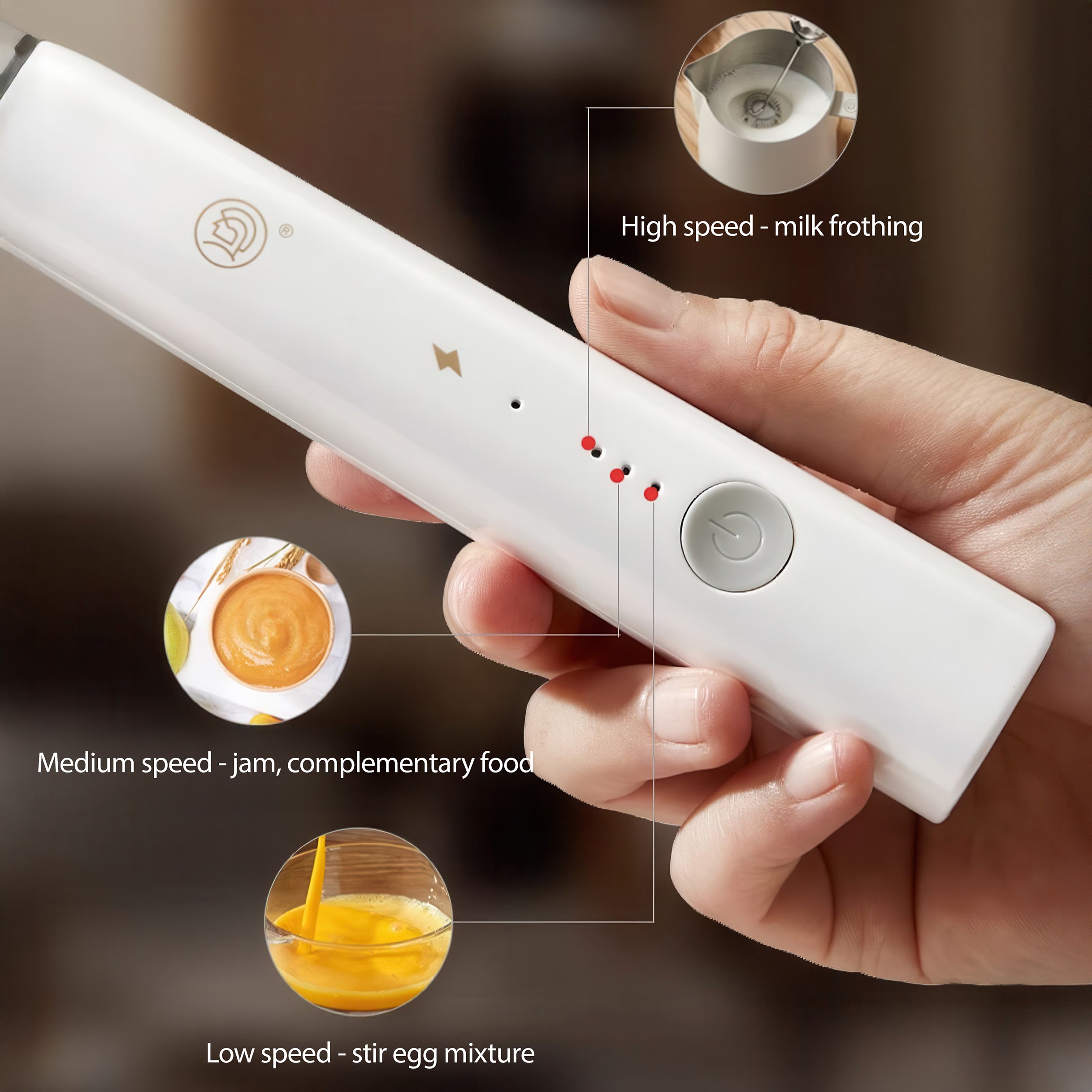 Handheld Milk Frother Electric Foam Maker - Shop Coffee Hobby