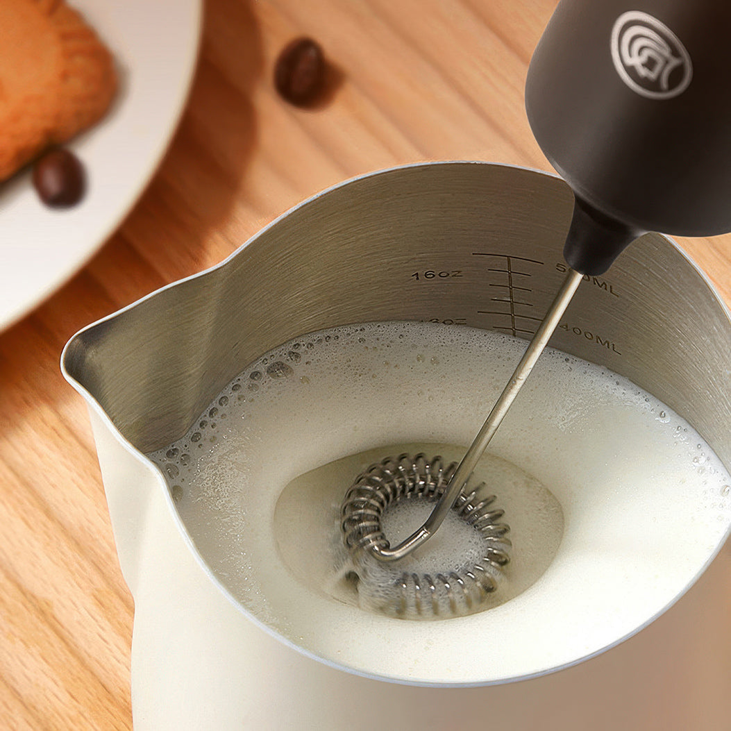 Rechargeable Milk Frother with Stepless Speed Control - Shop Coffee Hobby