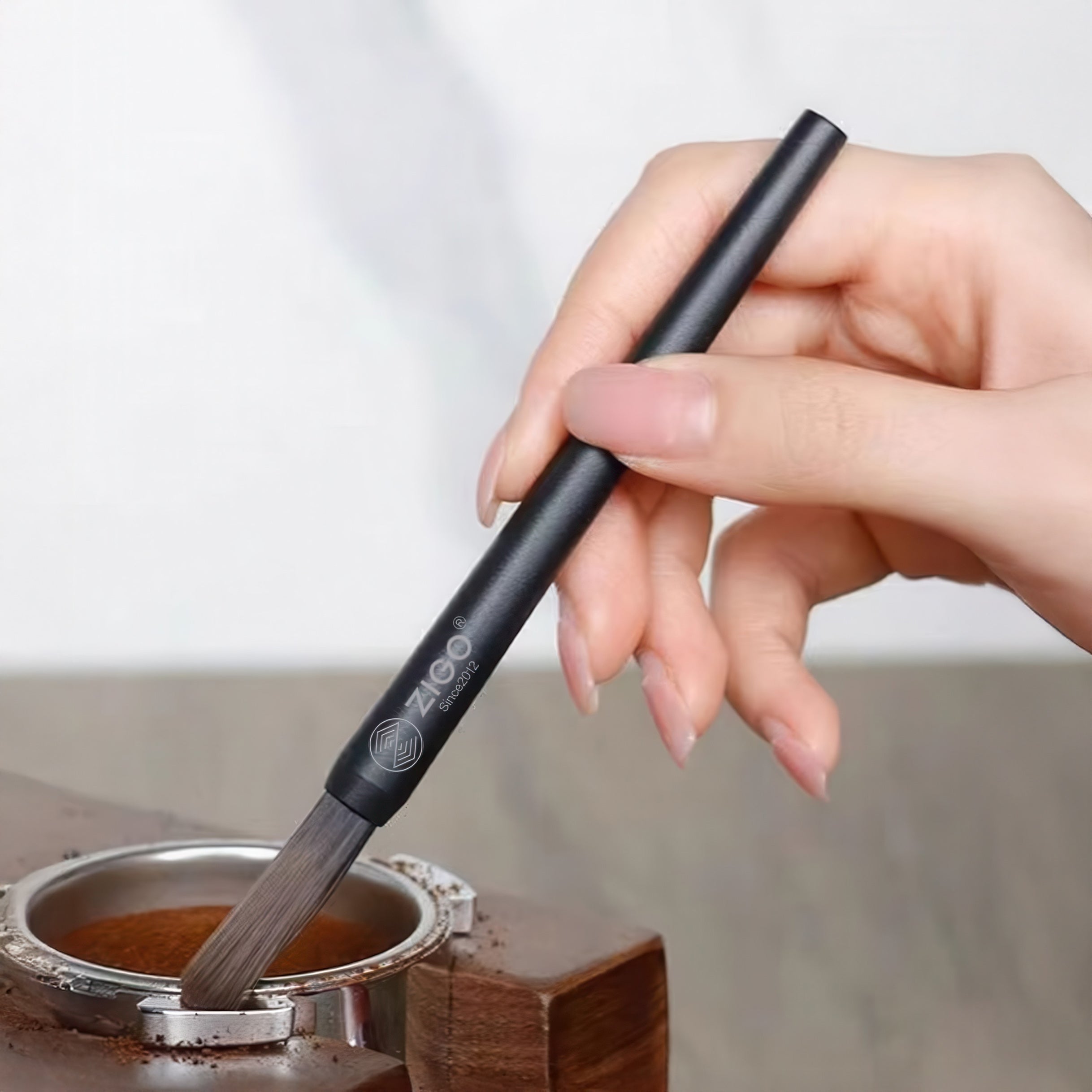 Wooden Coffee Grinder Clean Brush - Shop Coffee Hobby