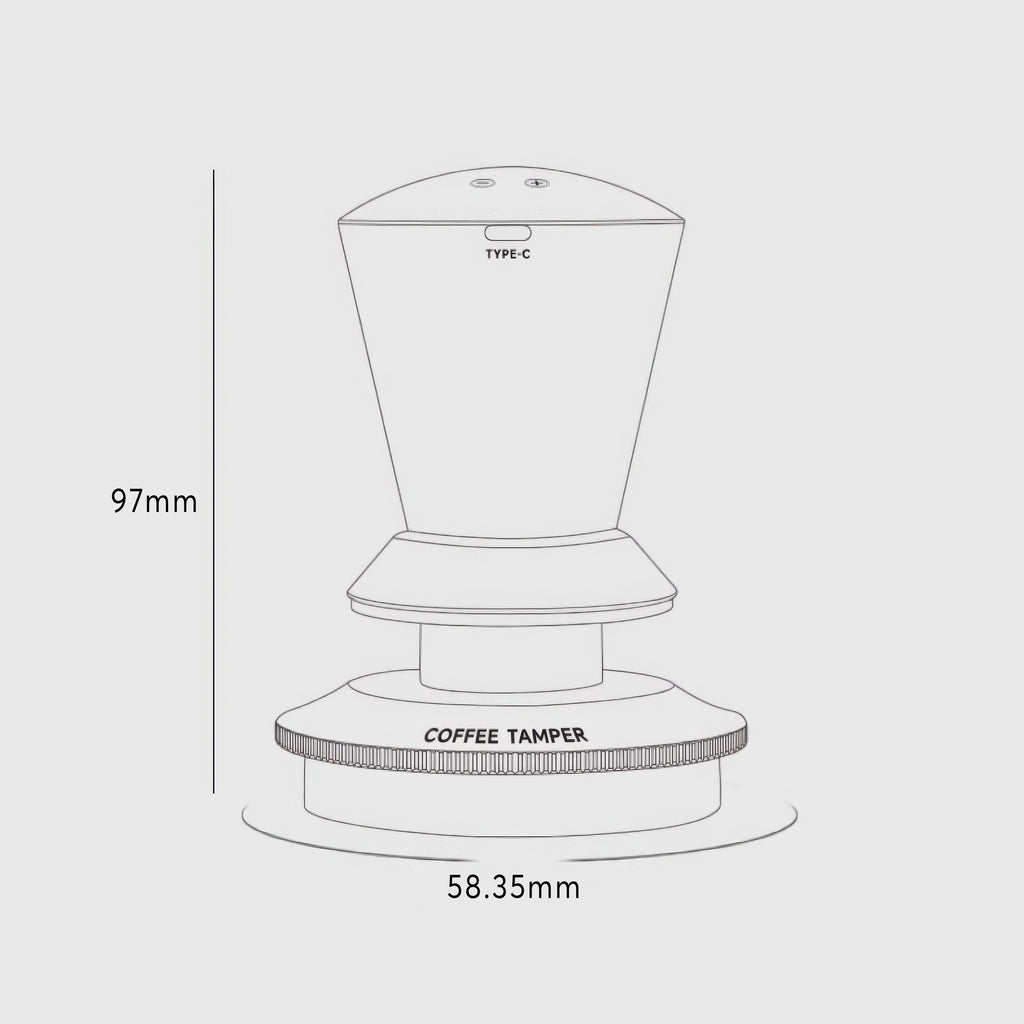 Adjustable Digital Tamper with Display - Shop Coffee Hobby