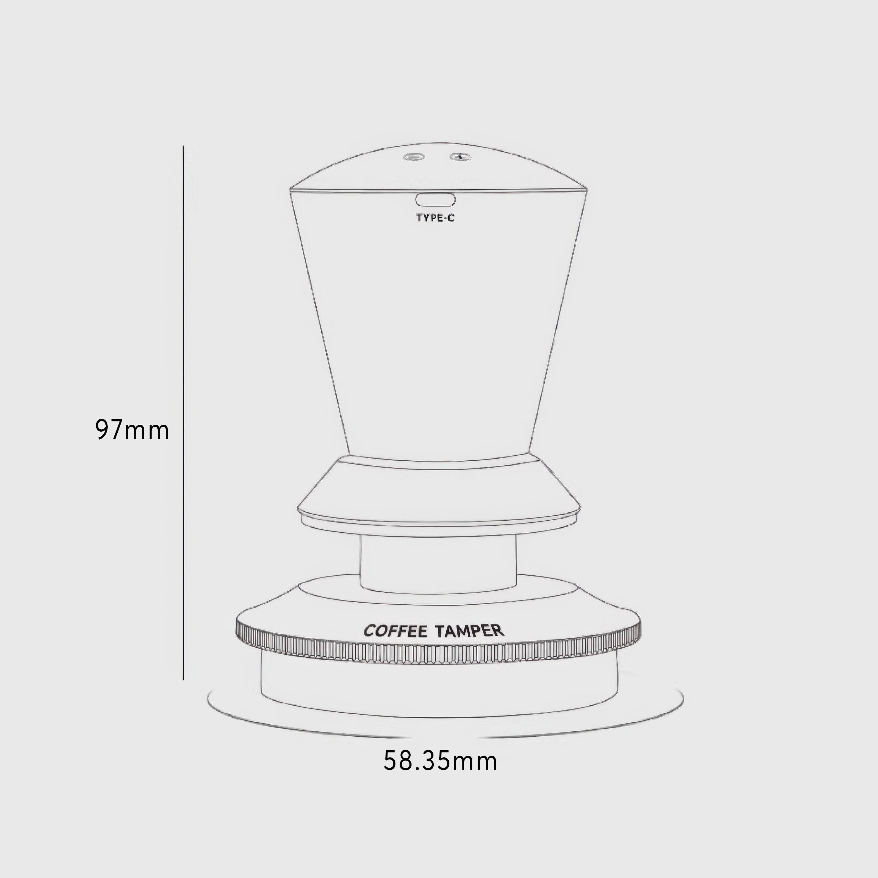 Adjustable Digital Tamper with Display - Shop Coffee Hobby