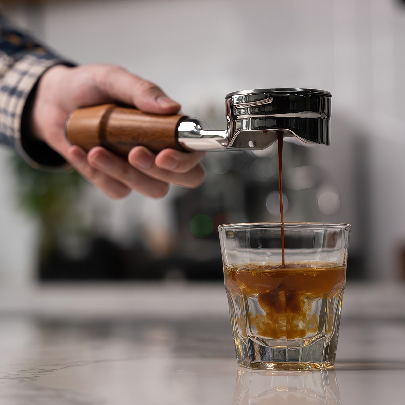 Bottomless Portafilter 58mm Naked Handle - Shop Coffee Hobby
