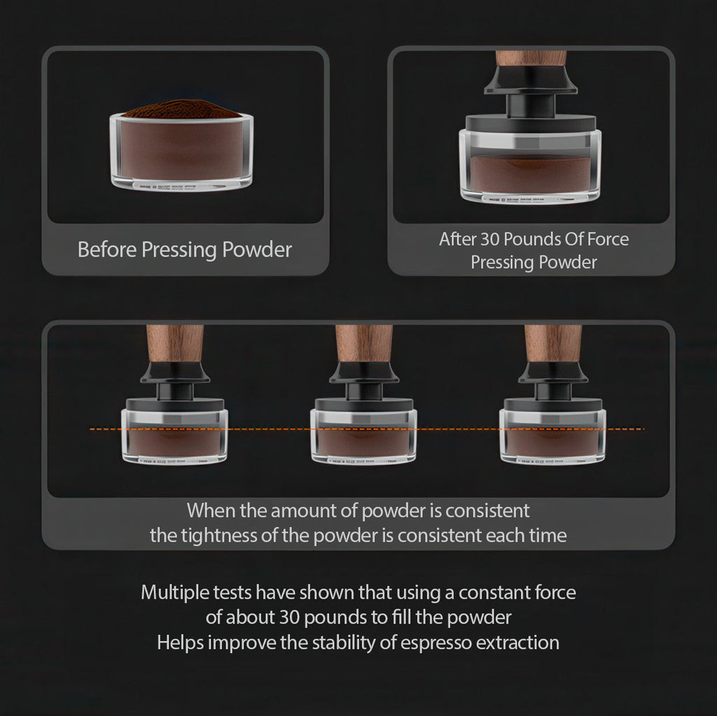 Walnut Coffee Tamper Balanced Design - Shop Coffee Hobby