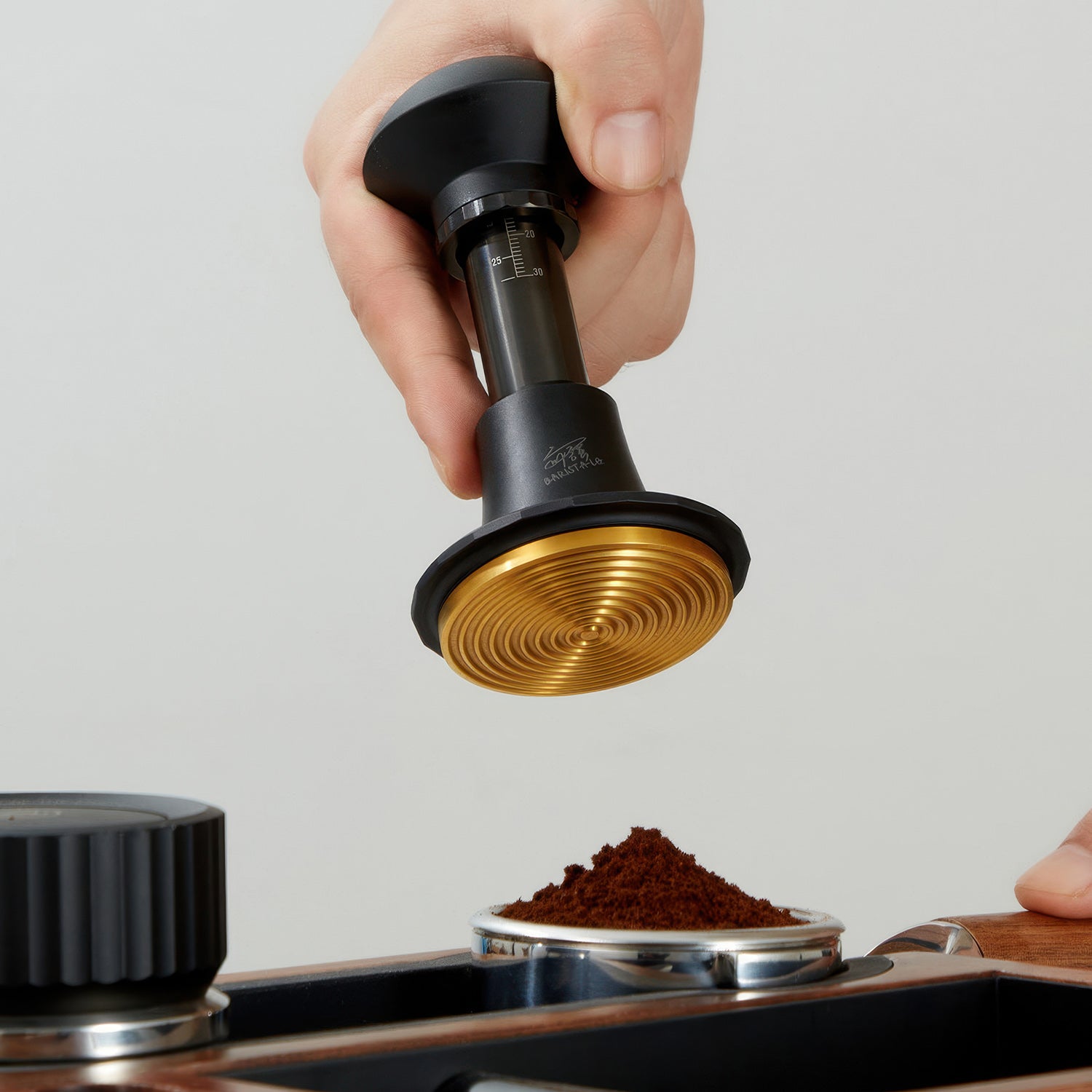 Titanium Spring-Loaded Espresso Tamper - Shop Coffee Hobby