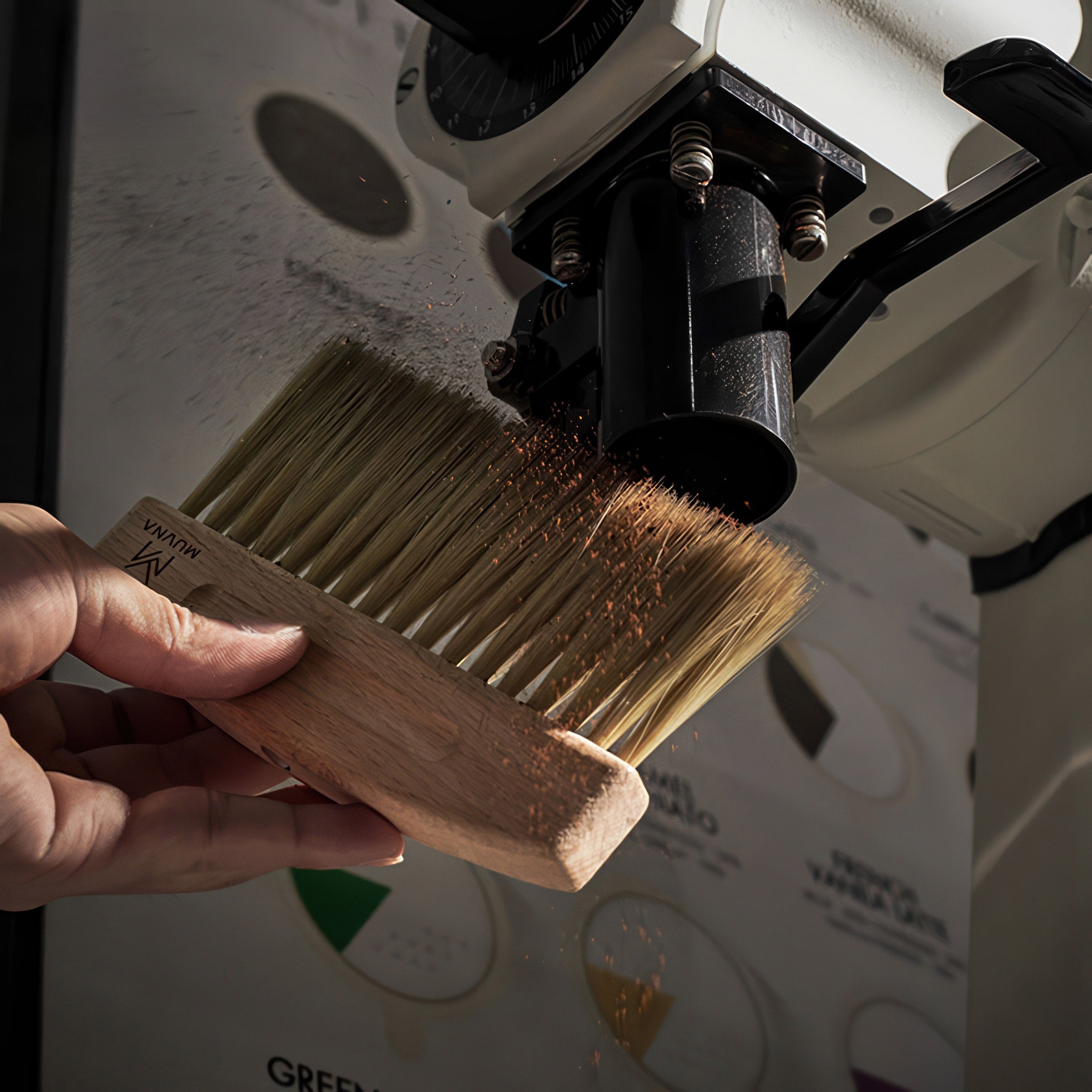 Solid Wood Coffee Cleaning Brush Set - Shop Coffee Hobby