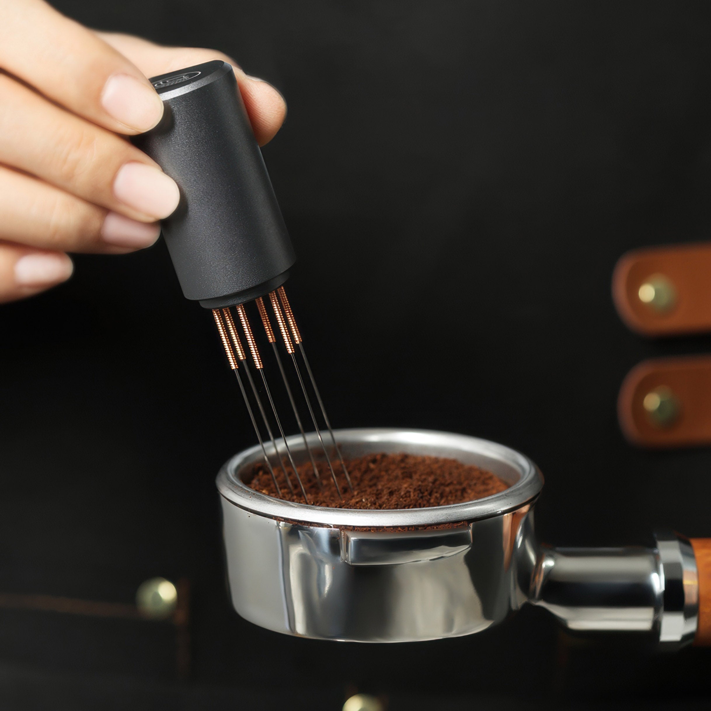 WDT Tool Espresso with Magnetic Stand - Shop Coffee Hobby