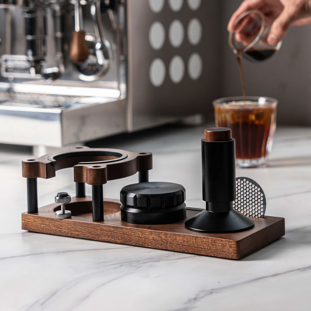 Sapele Wood Espresso Tamper Holder - Shop Coffee Hobby